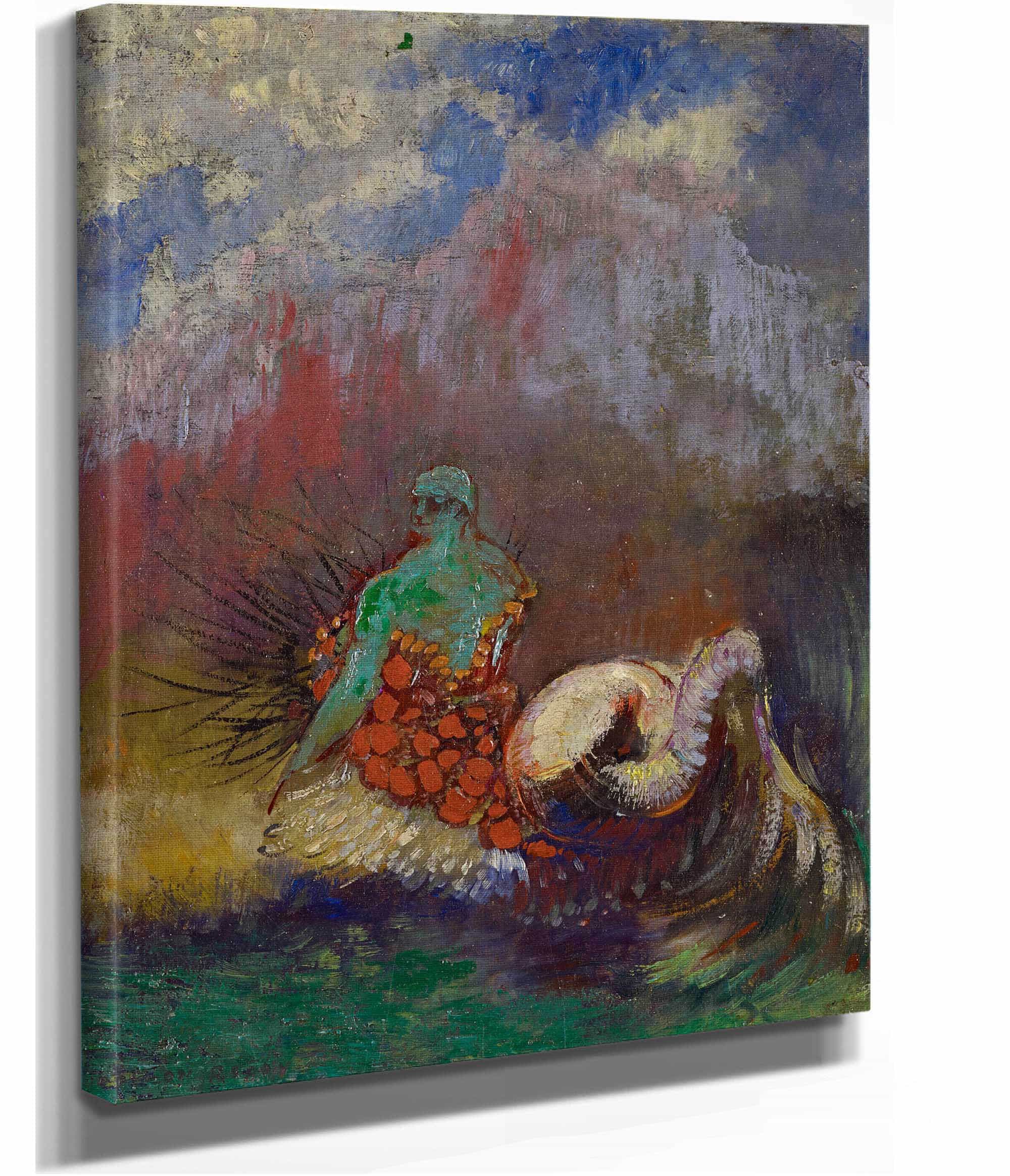 Siren by Odilon Redon - Image 2