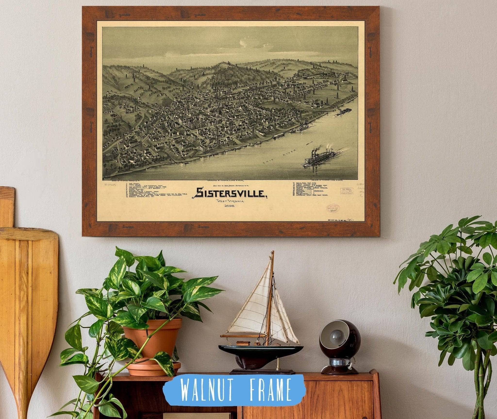 Sistersville West Virginia 1896 State of West Virginia - Image 4