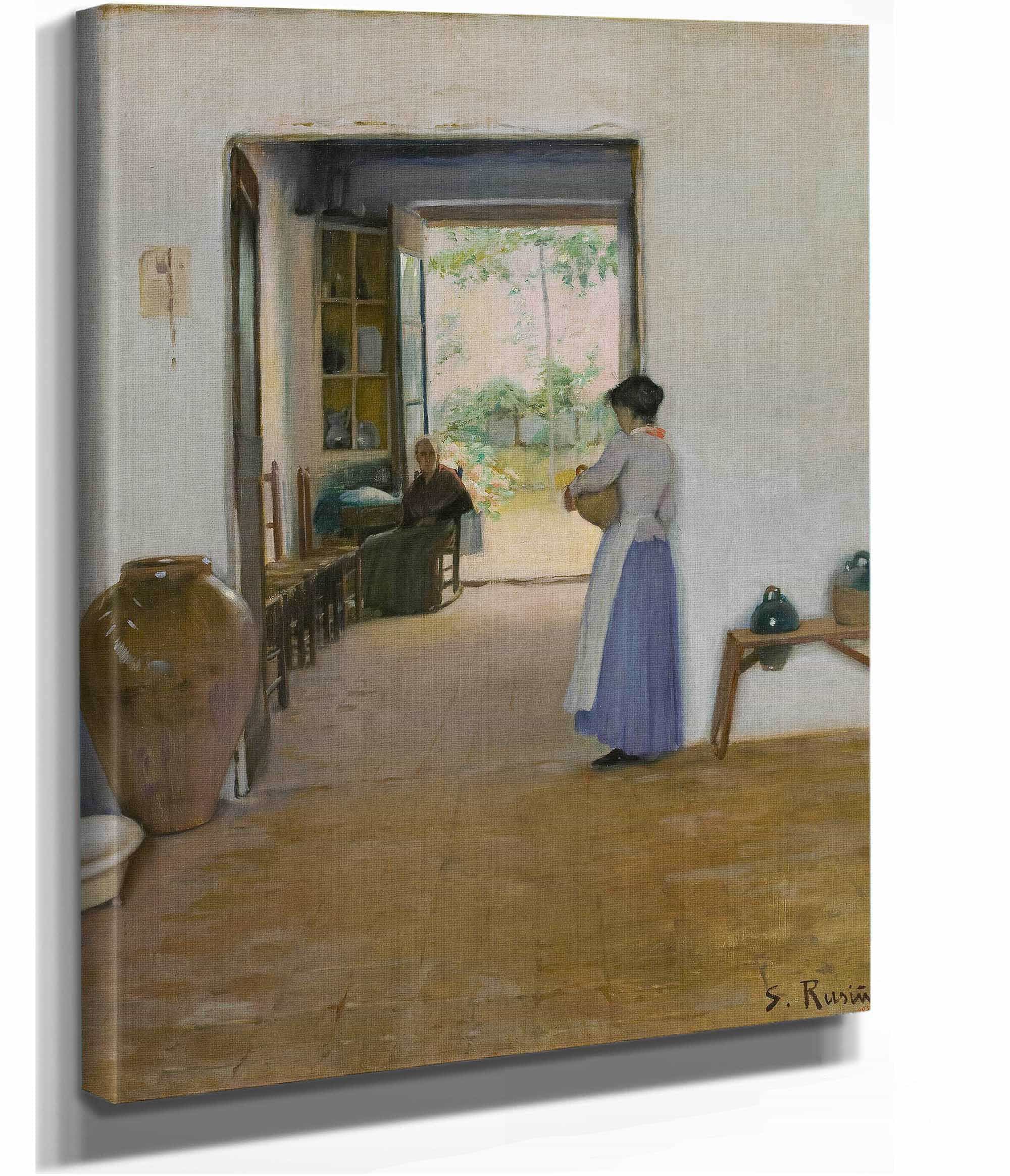 Sitges Interior by Santiago Rusinol - Image 2