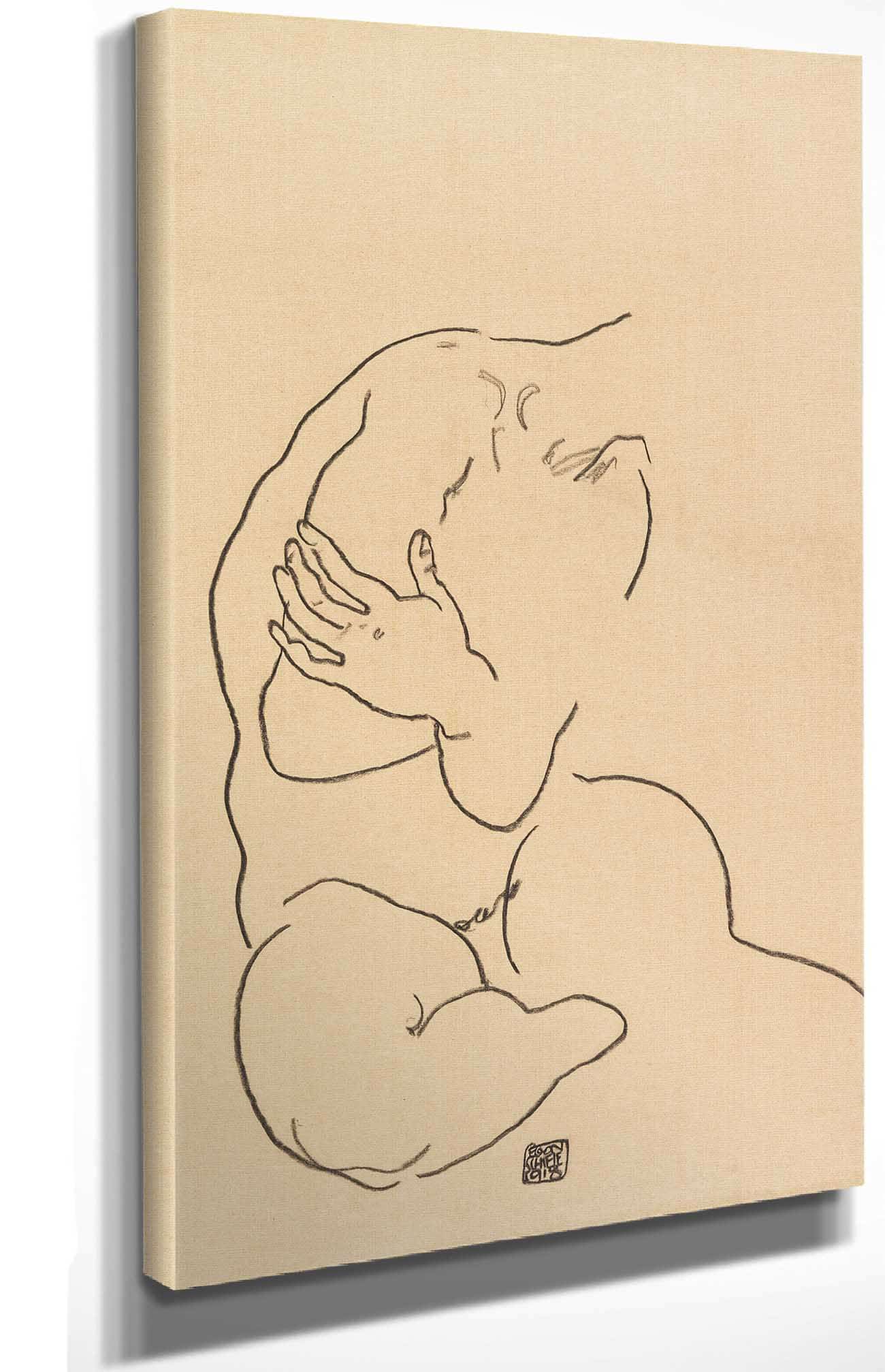 Sitzender Weiblicher Torso by Egon Schiele - Image 4