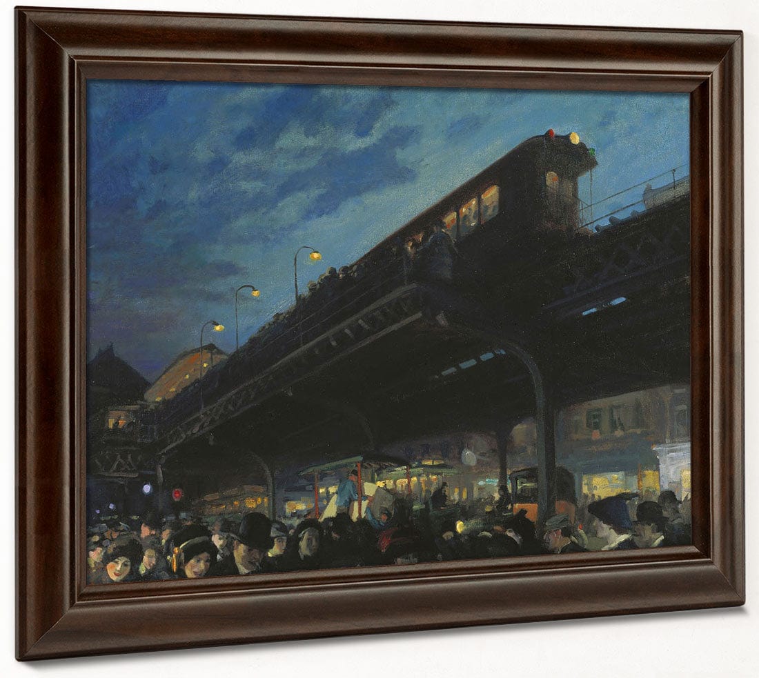 Six O'clock, Winter By John Sloan - Image 4
