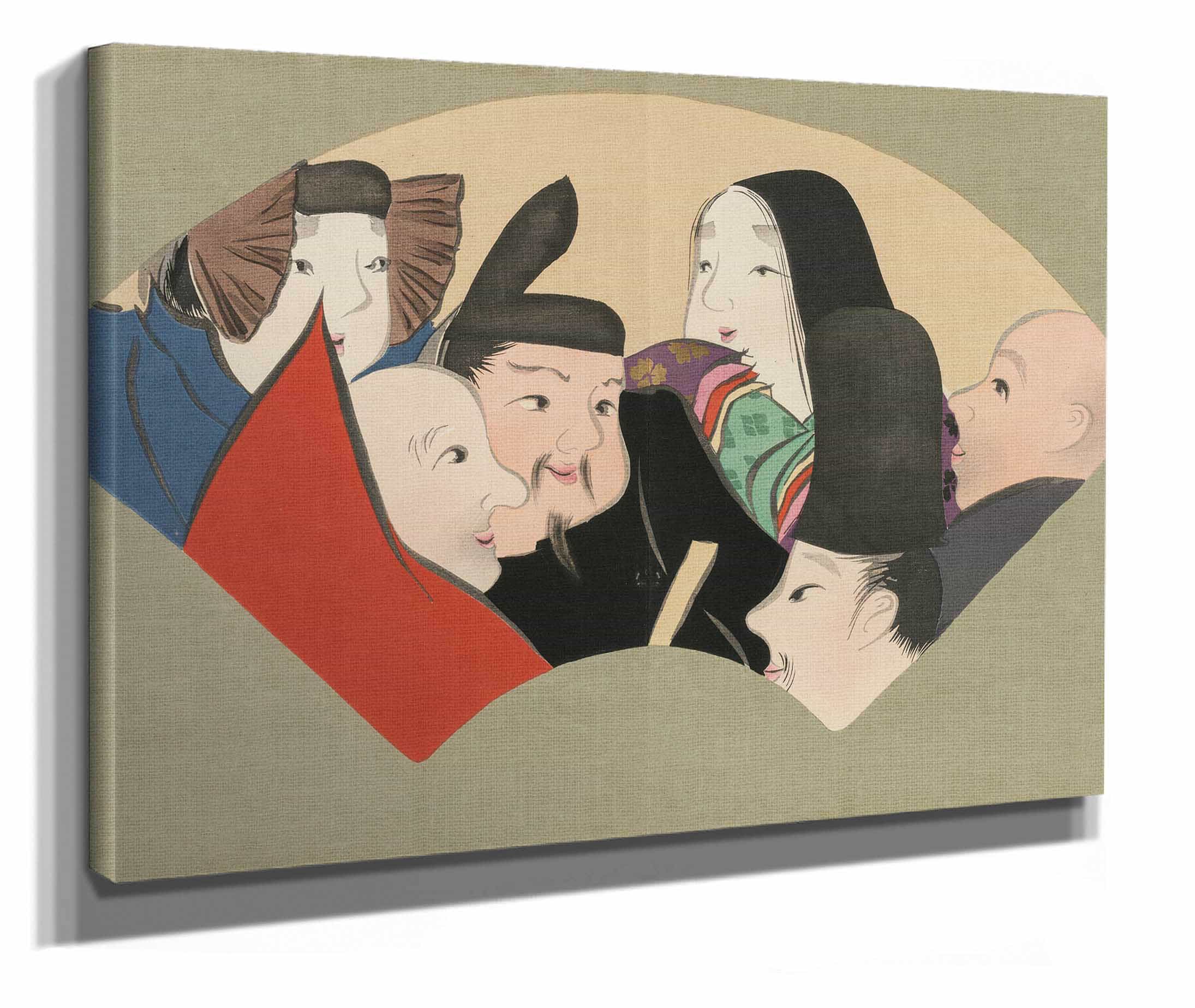 Six Poetic Immortals Rokkasen by Kamisaka Sekka - Image 2
