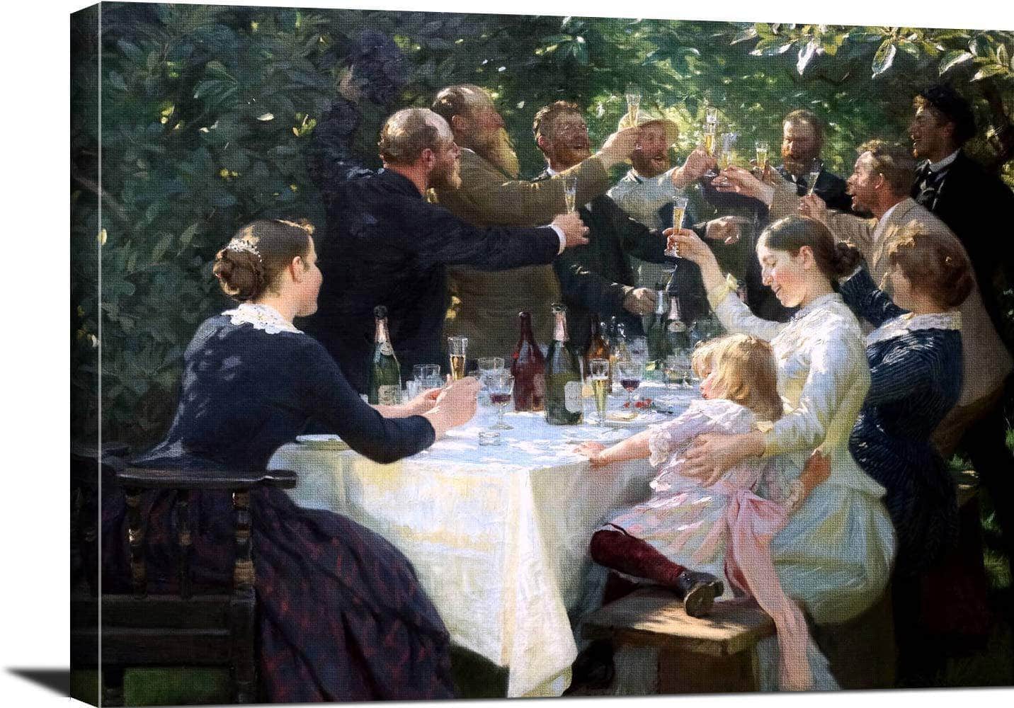 Skagen Painters Painting Peder Kroyer Canvas Art - Image 3