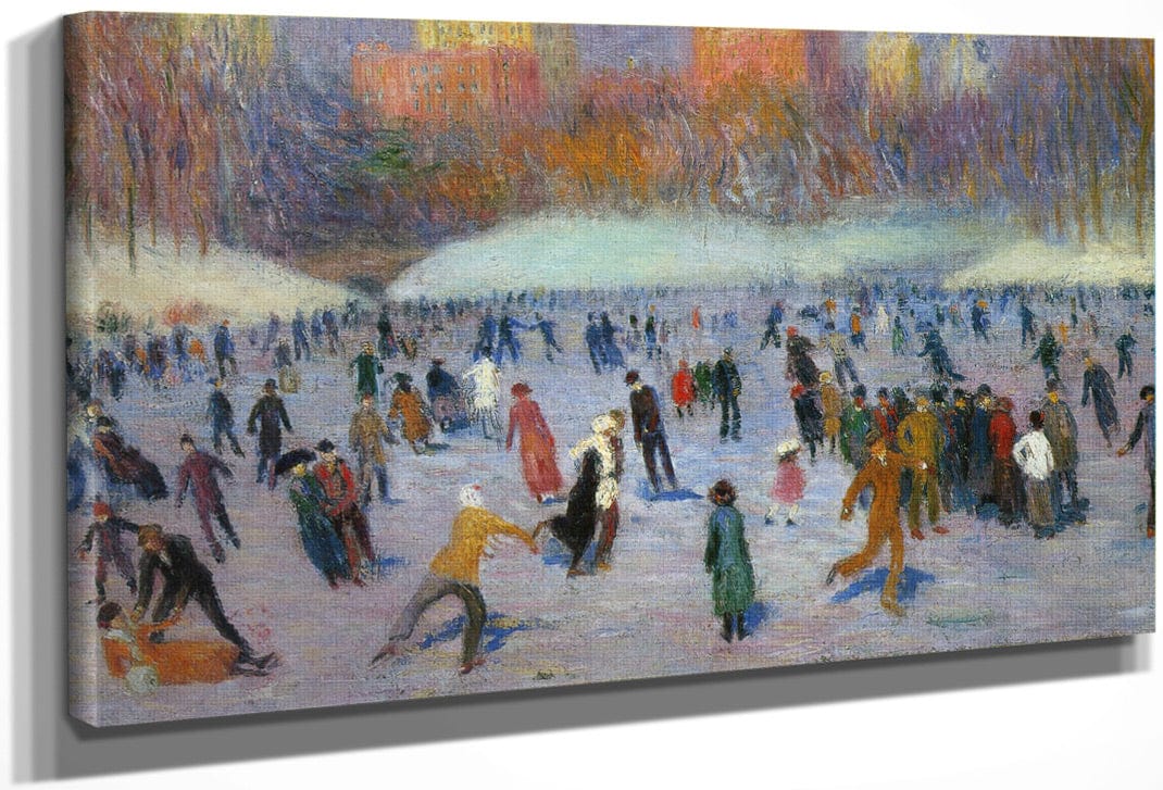 Skater Central Park 1912 By William Glackens