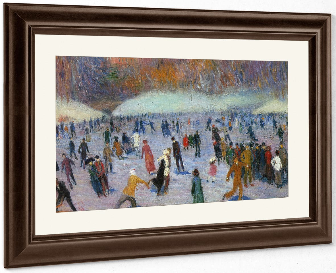 Skater Central Park 1912 By William Glackens - Image 5