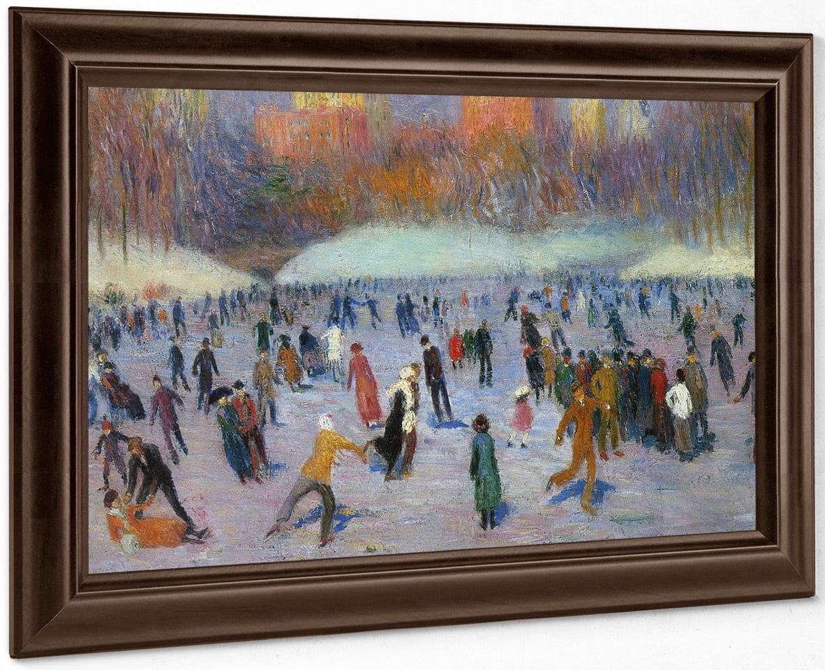 Skater Central Park 1912 By William Glackens - Image 6