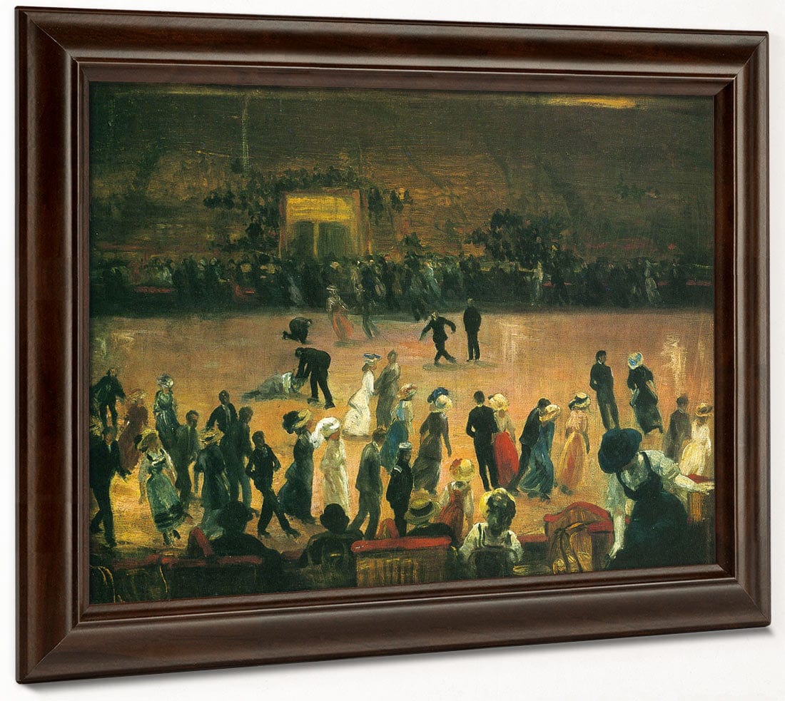 Skating Rink New York City 1906 By William Glackens - Image 6