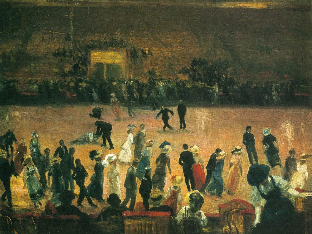 Skating Rink New York City 1906 By William Glackens - Image 7