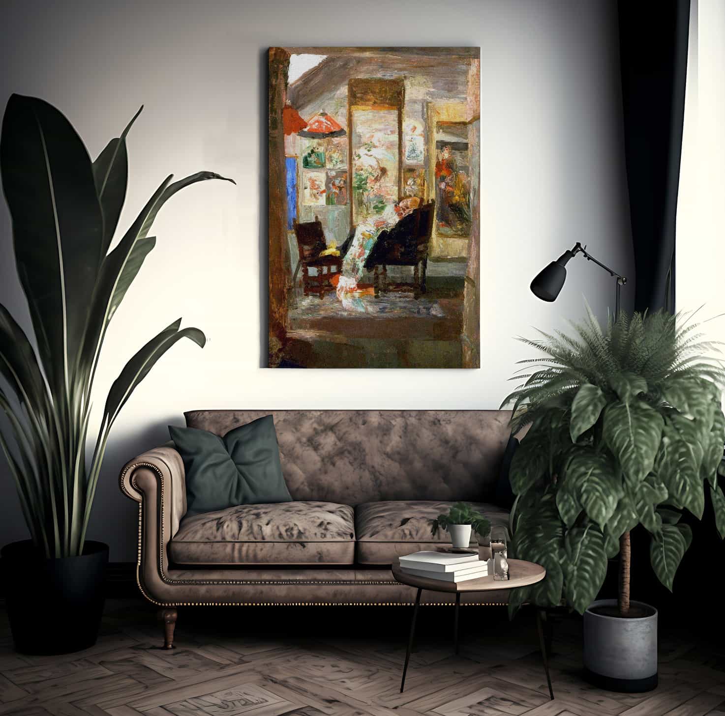 Skeleton Looking At Chinoiseries By James Ensor - Image 2