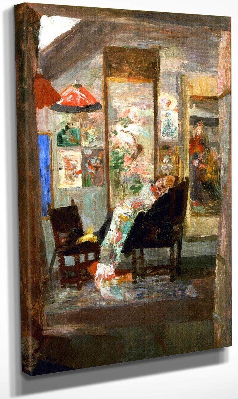 Skeleton Looking At Chinoiseries By James Ensor - Image 4