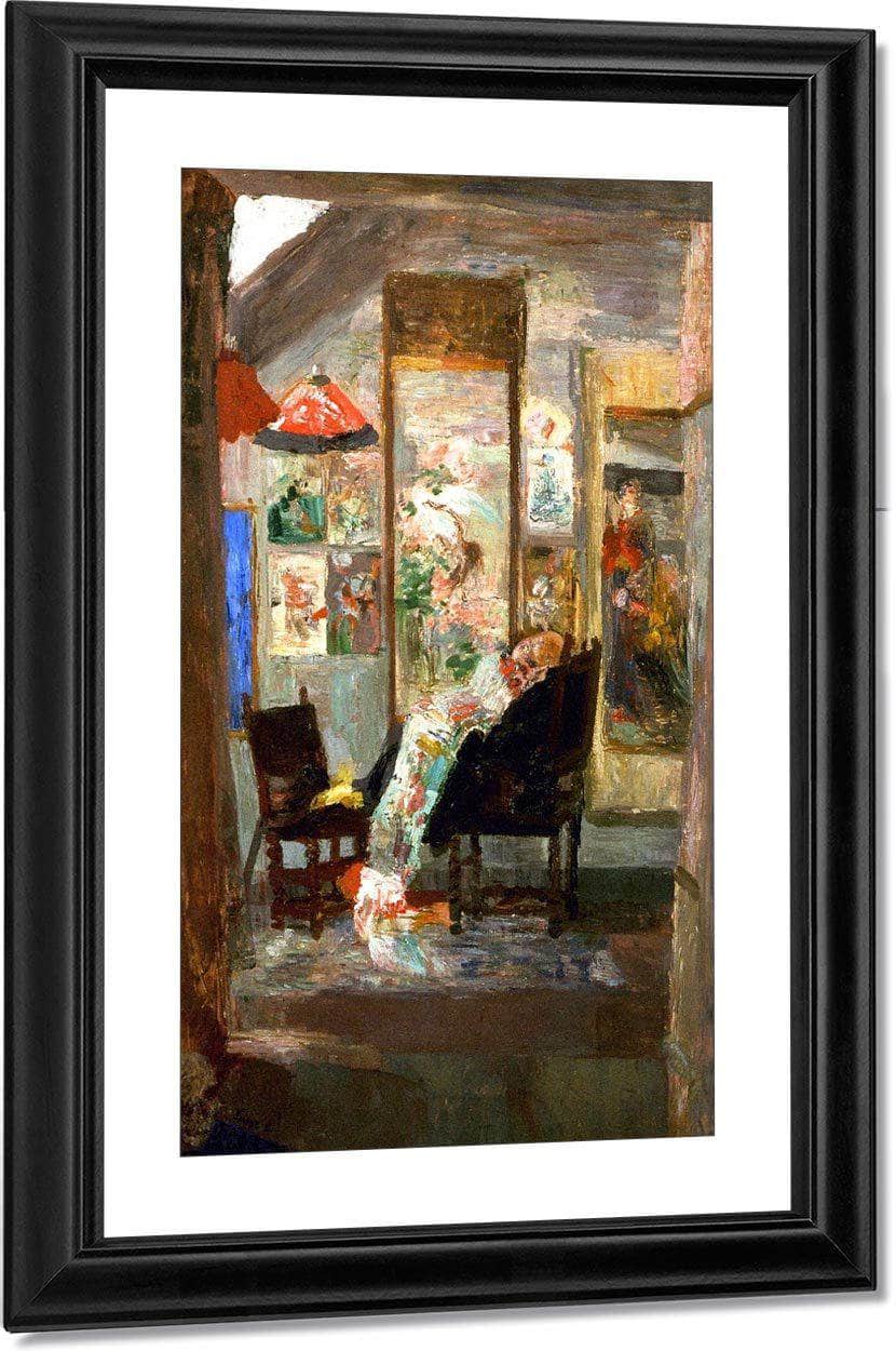 Skeleton Looking At Chinoiseries By James Ensor - Image 5