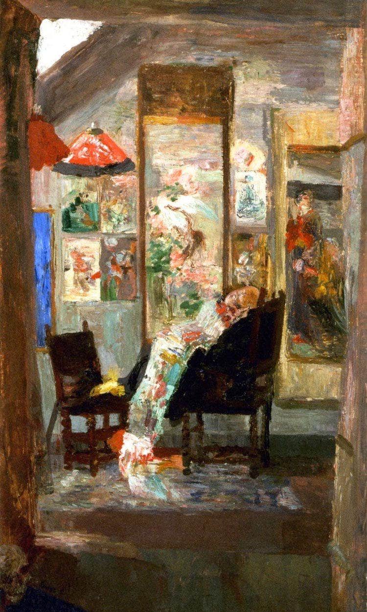 Skeleton Looking At Chinoiseries By James Ensor - Image 6