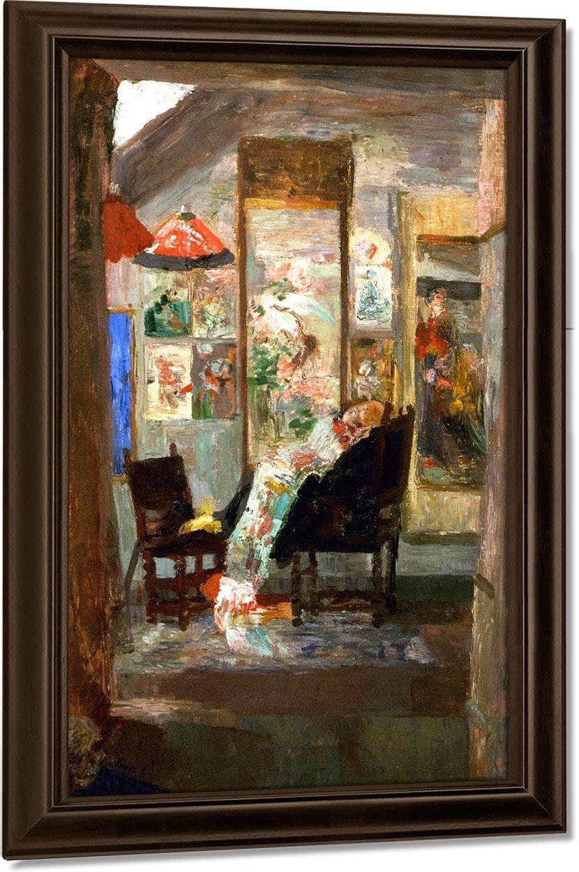 Skeleton Looking At Chinoiseries By James Ensor - Image 7