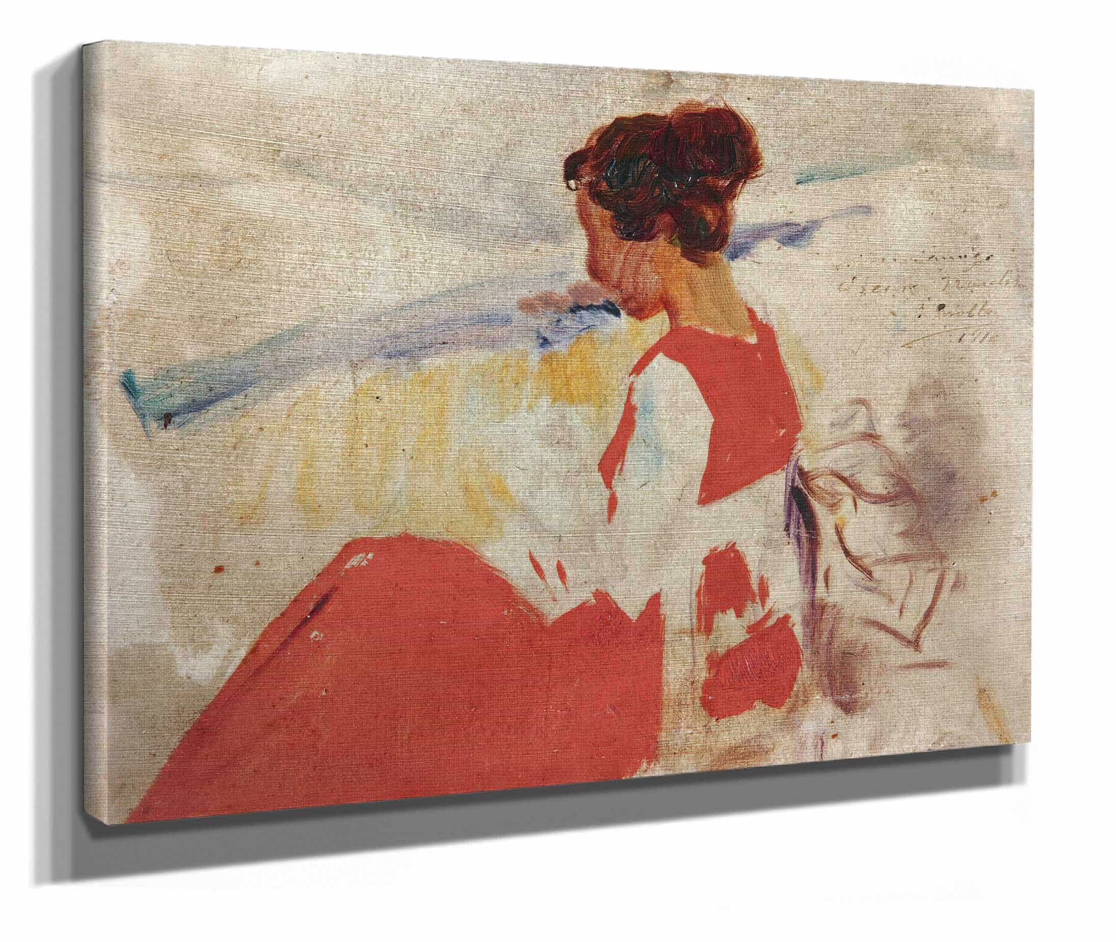 Sketch For Genoveva Segurola Zarauz by Joaquin Sorolla - Image 2