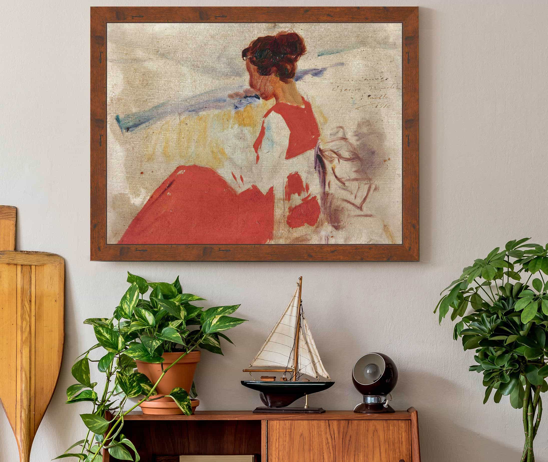 Sketch For Genoveva Segurola Zarauz by Joaquin Sorolla - Image 3