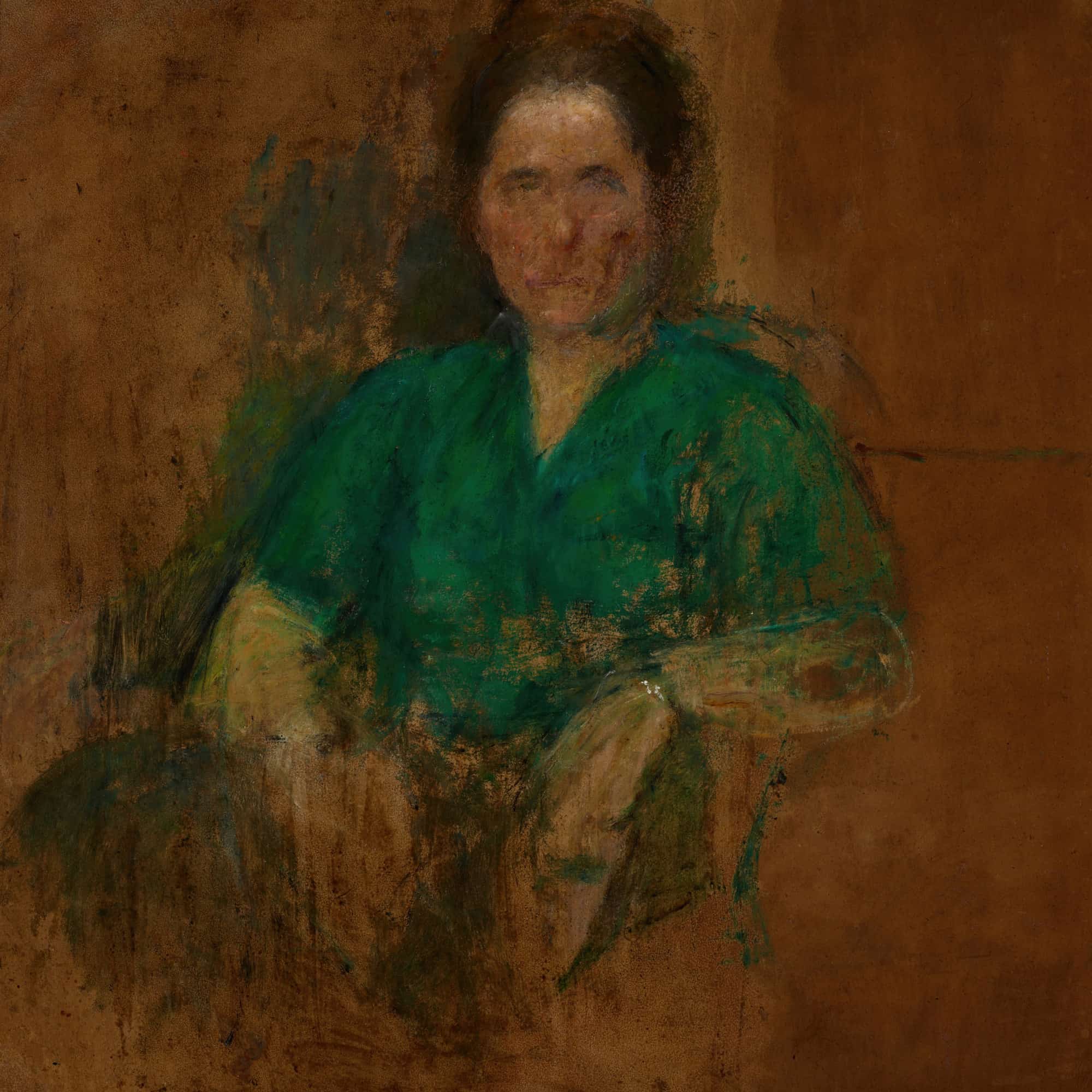 Sketch Of A Female Figure by Olga Boznanska - Image 4