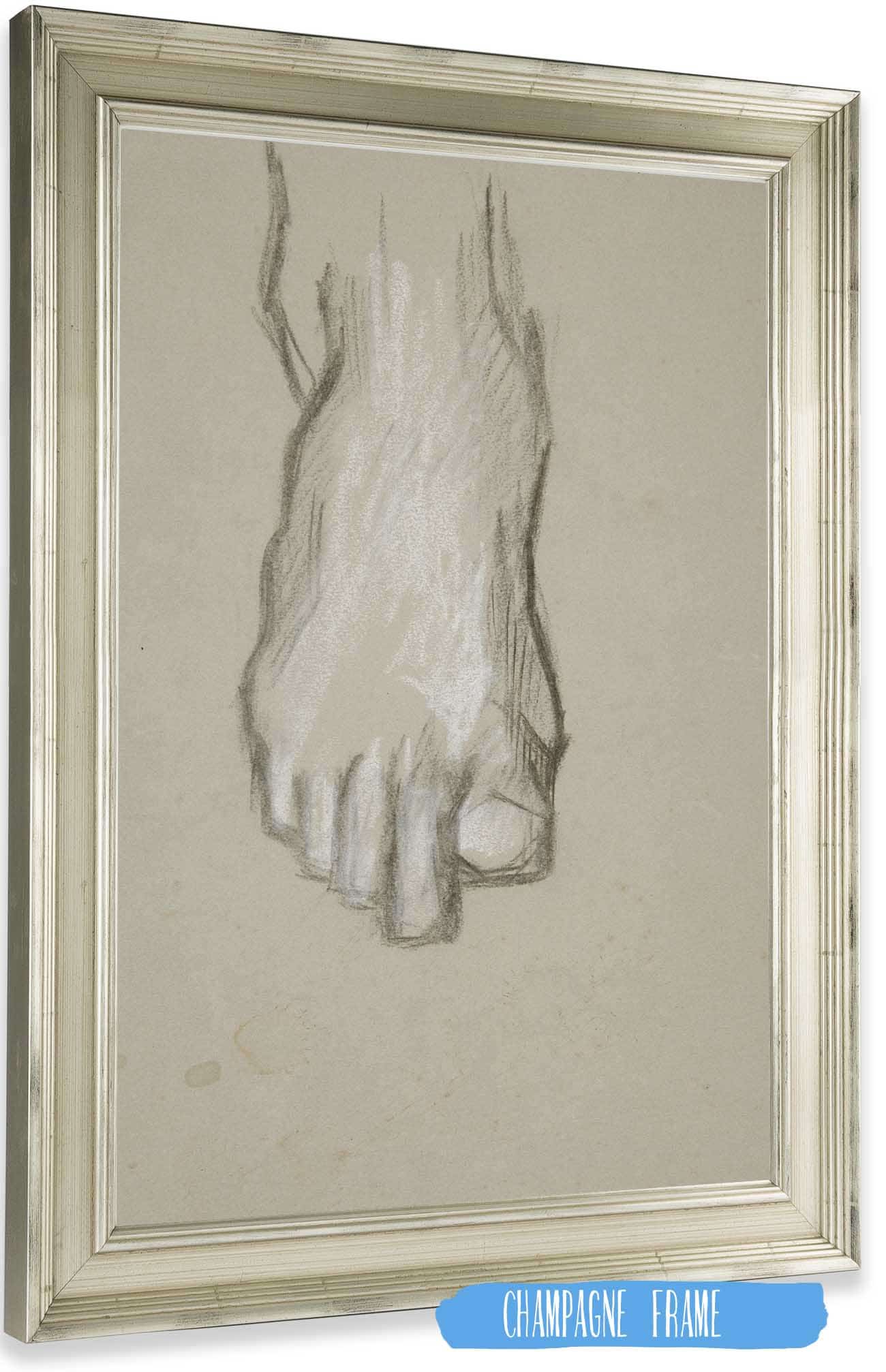 Sketch Of A Foot by Edwin Austin Abbey