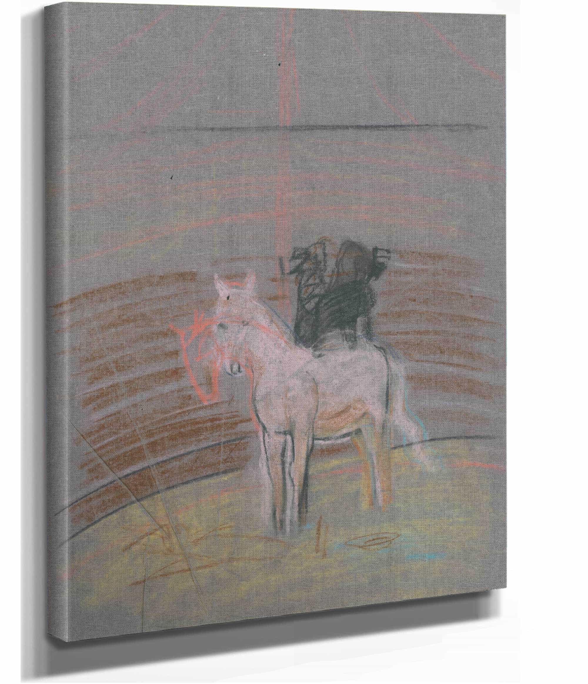 Sketch Of A Horse In A Ring by Arnold Peter Weisz Kubincan - Image 2