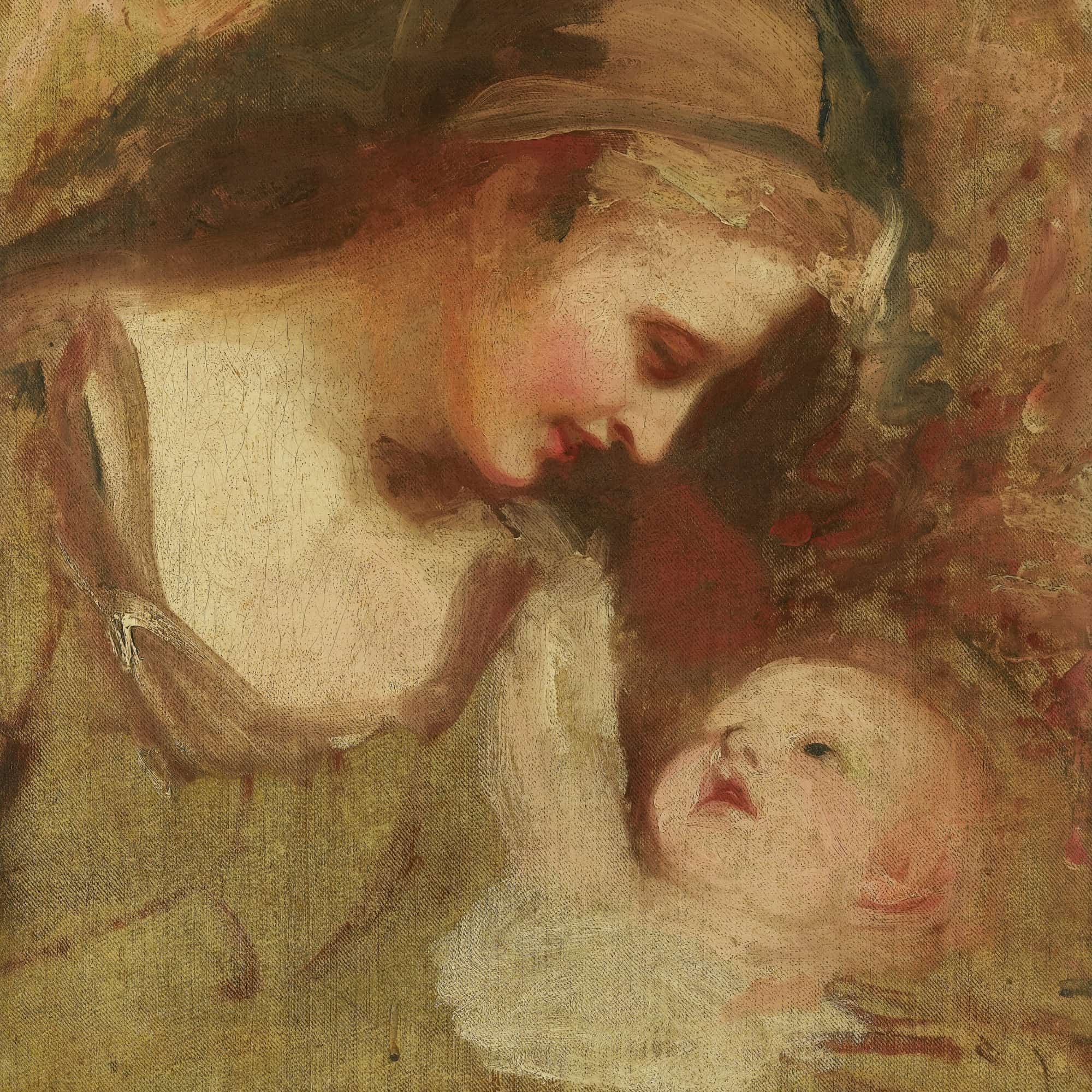 Sketch Of A Mother And Child by George Romney - Image 4