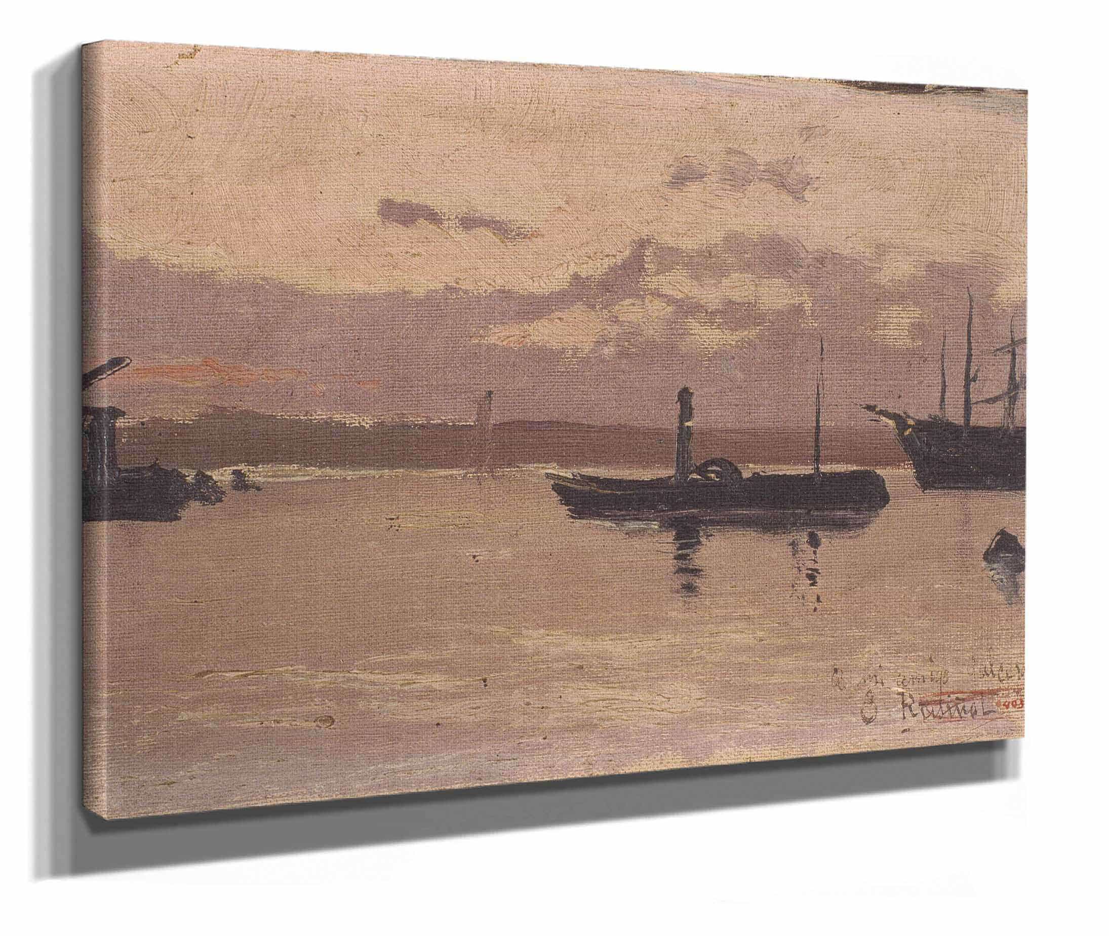 Sketch Of A Port From Until by Santiago Rusinol - Image 2