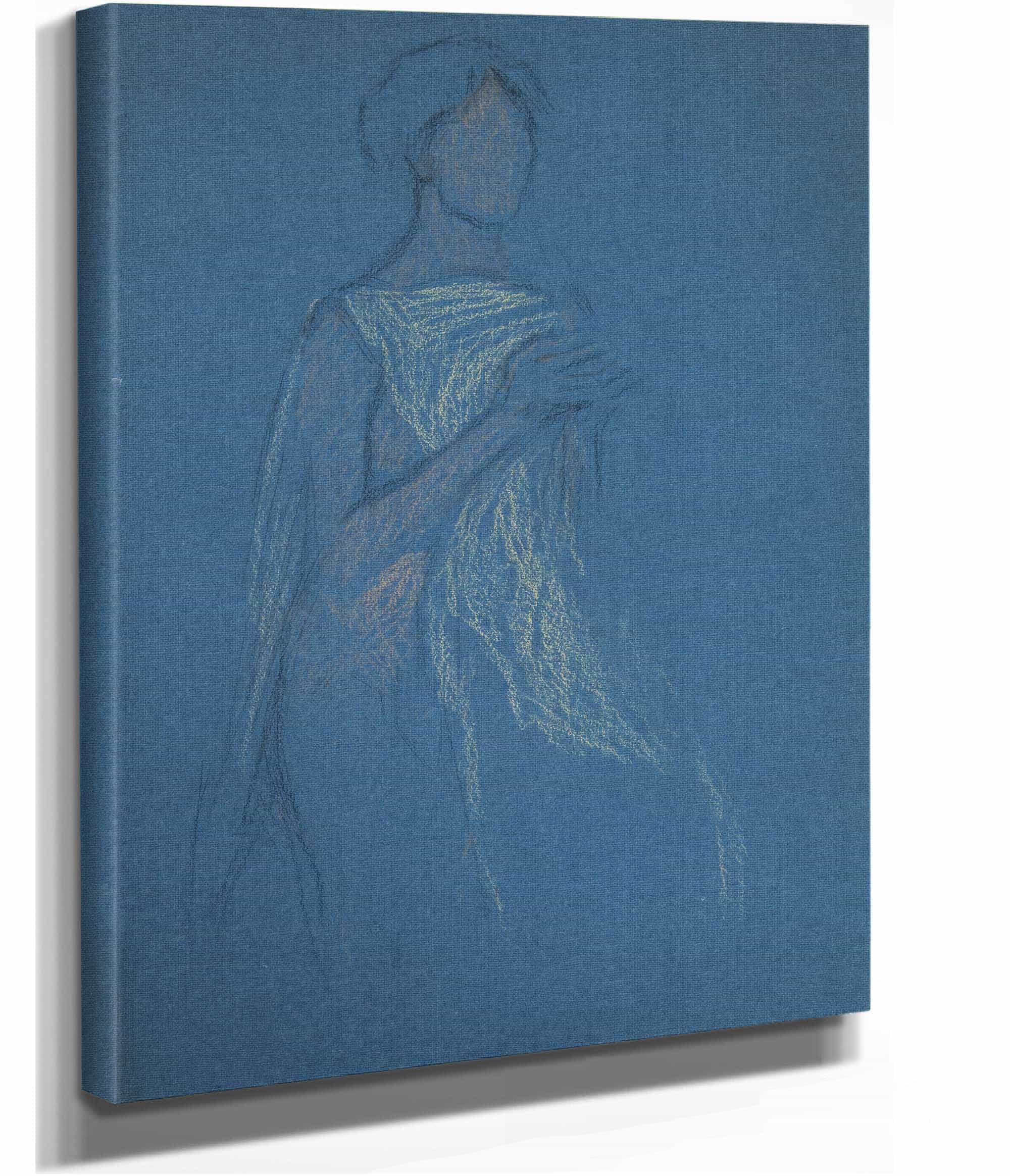 Sketch Of A Woman Costume Study For A Play Iii by Edwin Austin Abbey - Image 2