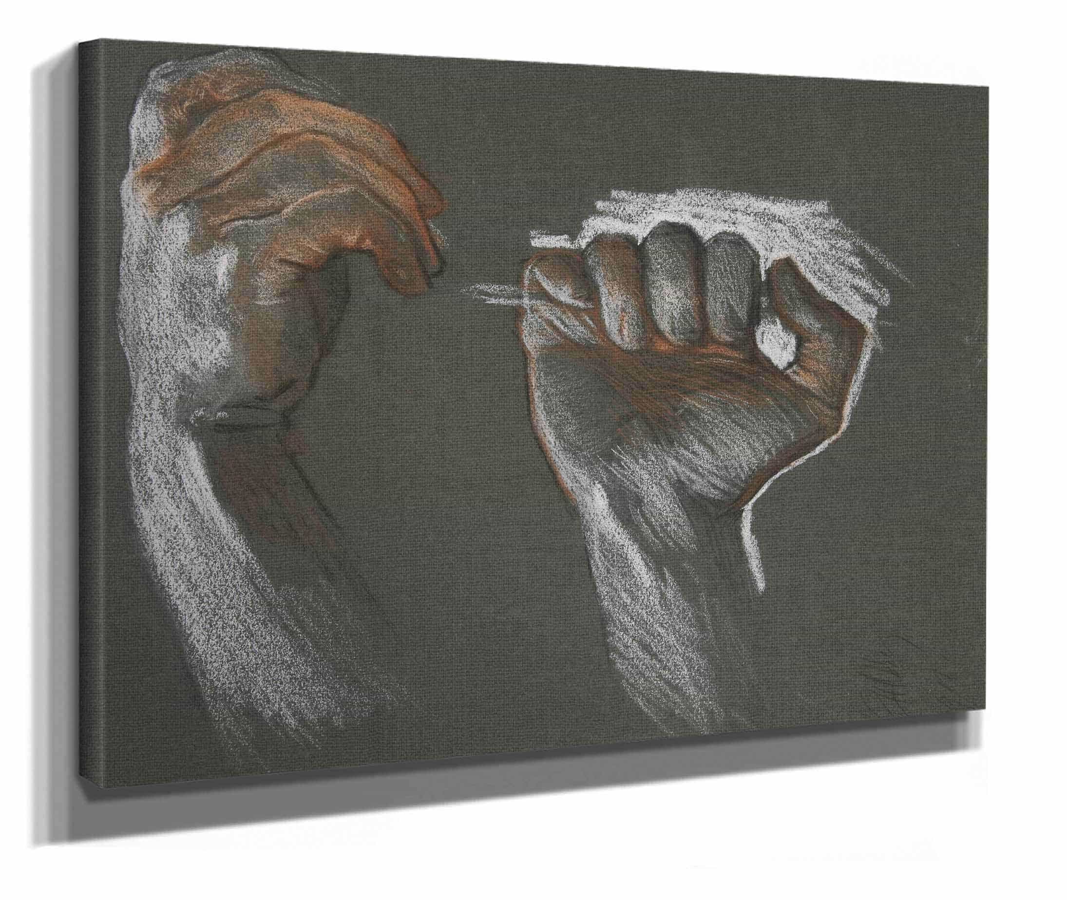 Sketch Of Two Hands by Edwin Austin Abbey - Image 5