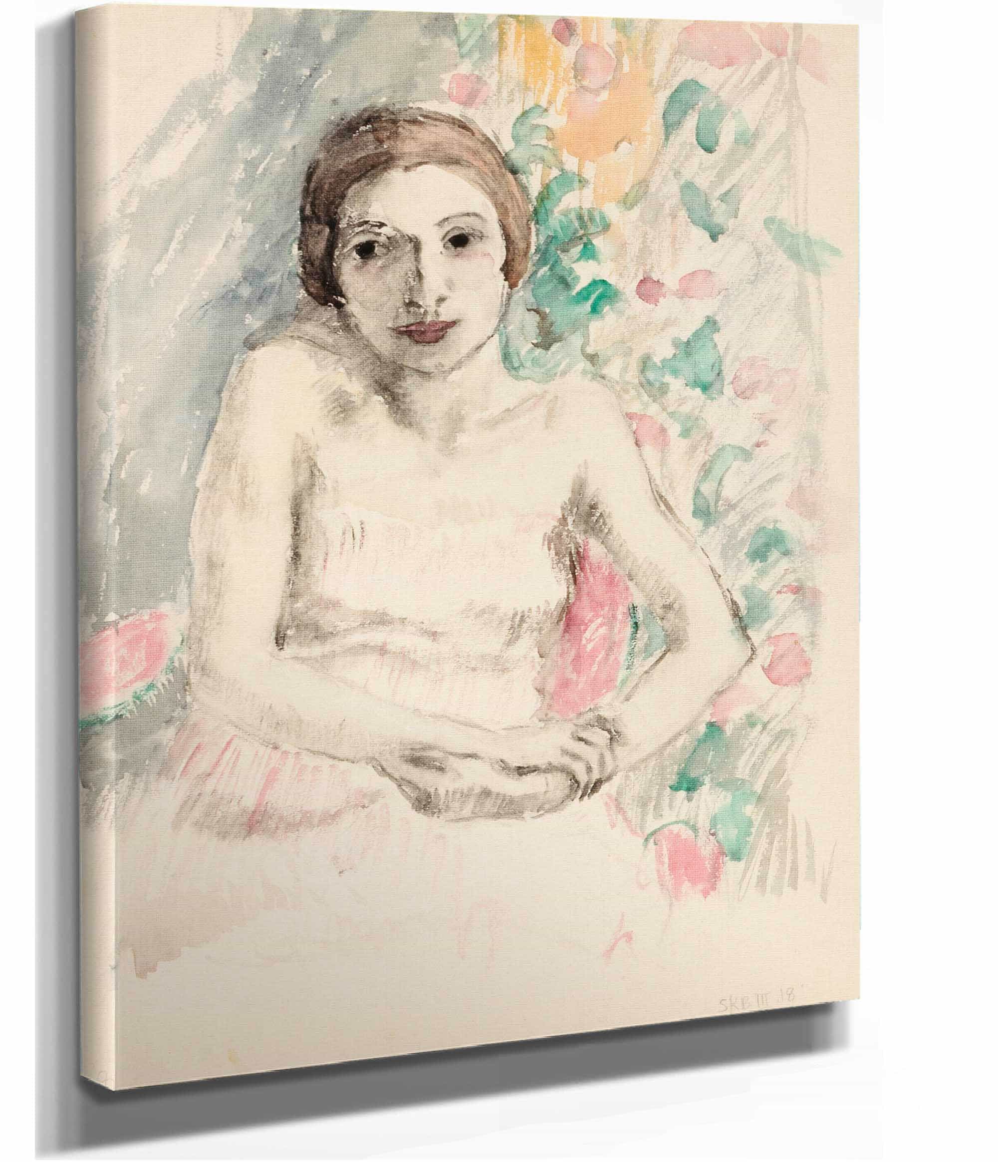 Sketchbook Sketch by Frederick Carl Frieseke - Image 7