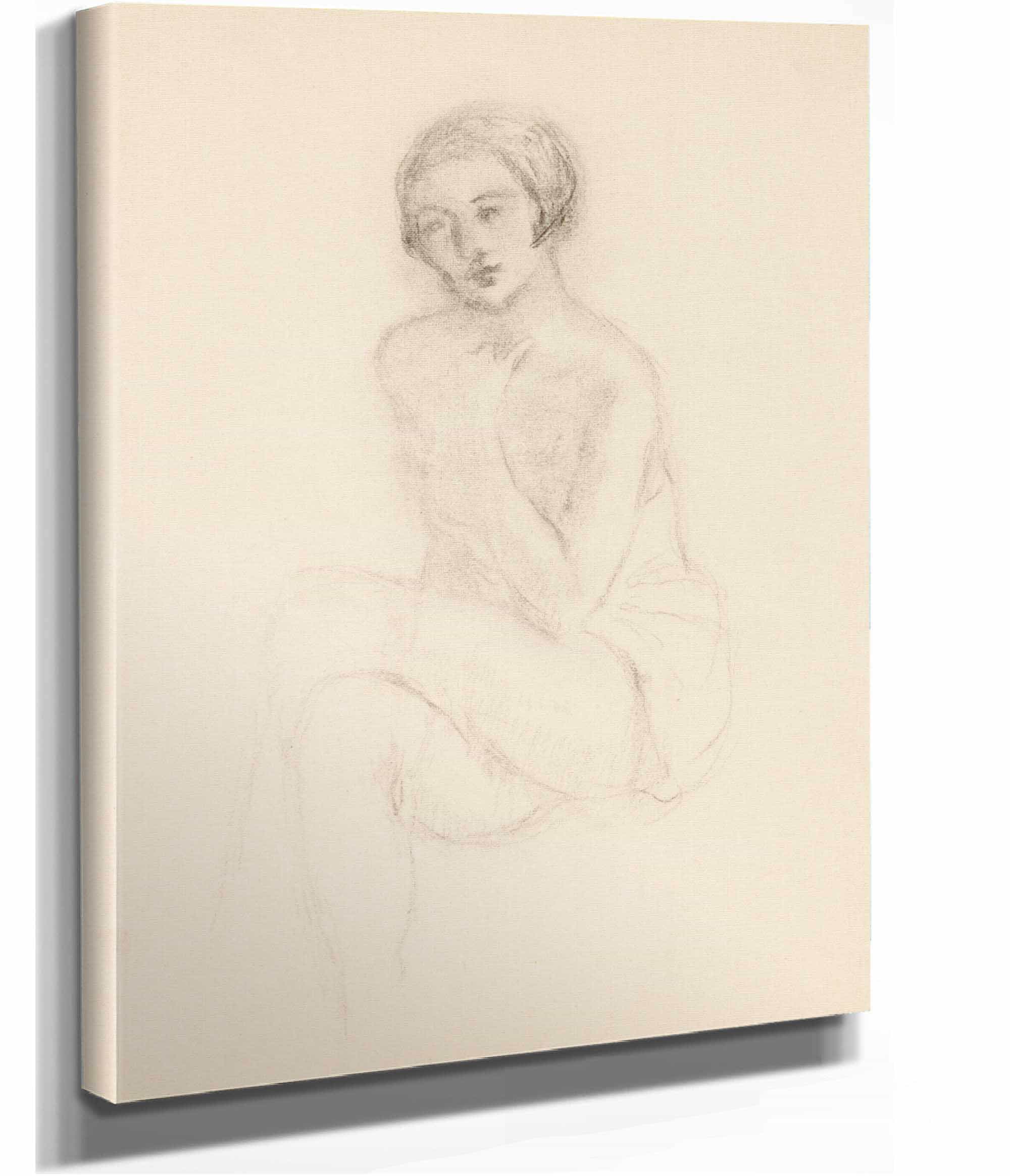 Sketchbook Sketch by Frederick Carl Frieseke - Image 9