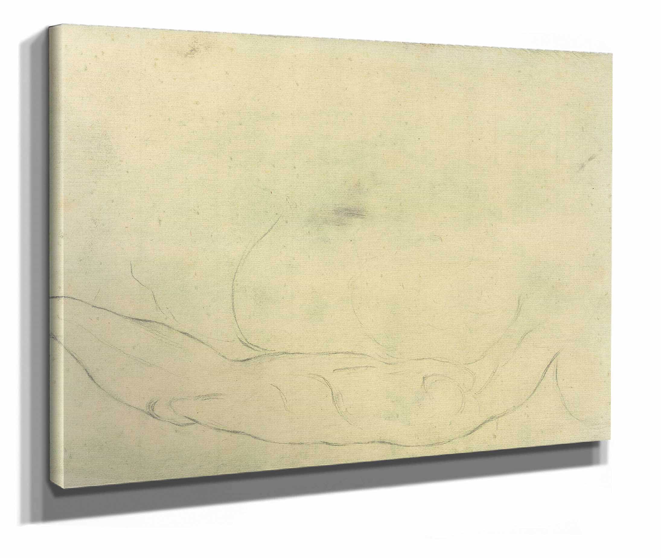 Sketches Of Male Bodies Possibly After Michelangeolo by Joseph Wright Of Derby