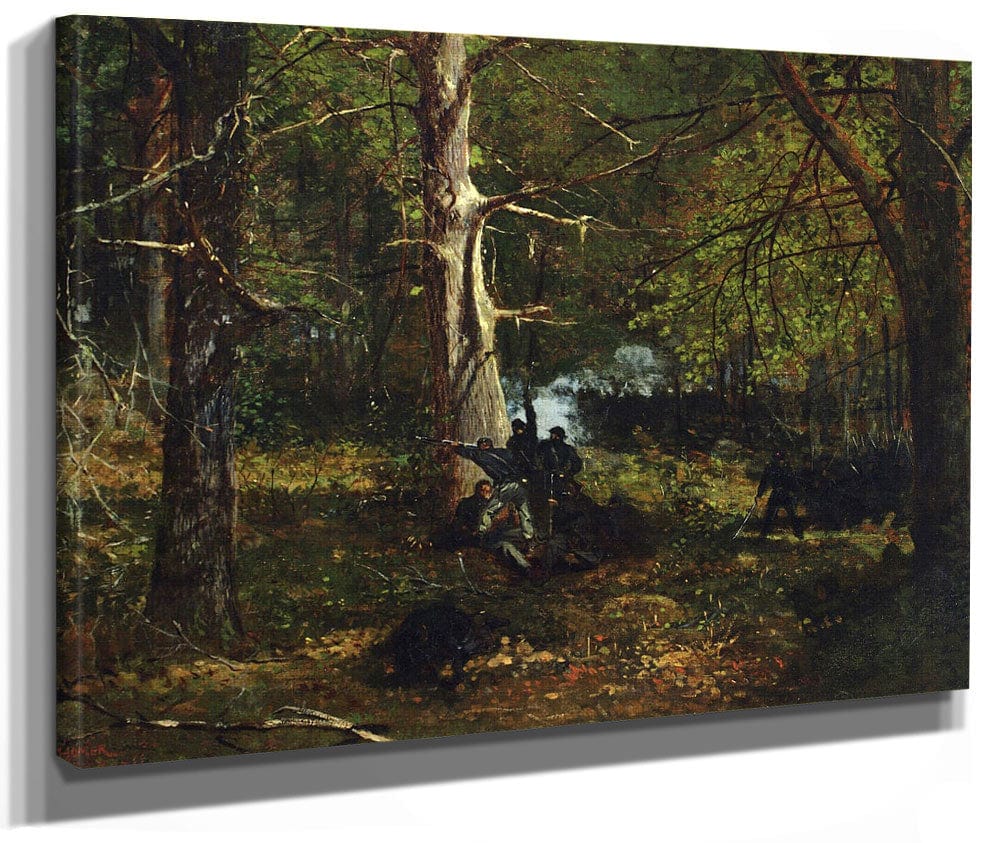 Skirmish In The Wilderness By Winslow Homer
