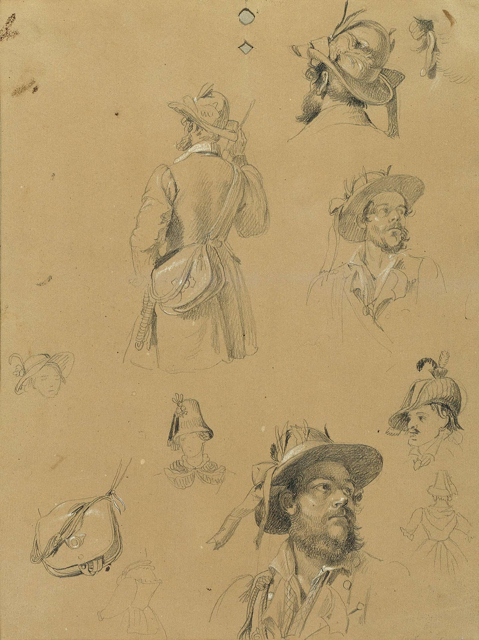 Skizze Zur Szene Aus Dem Tiroler Freiheitskampf by Johann Peter Krafft - Image 2