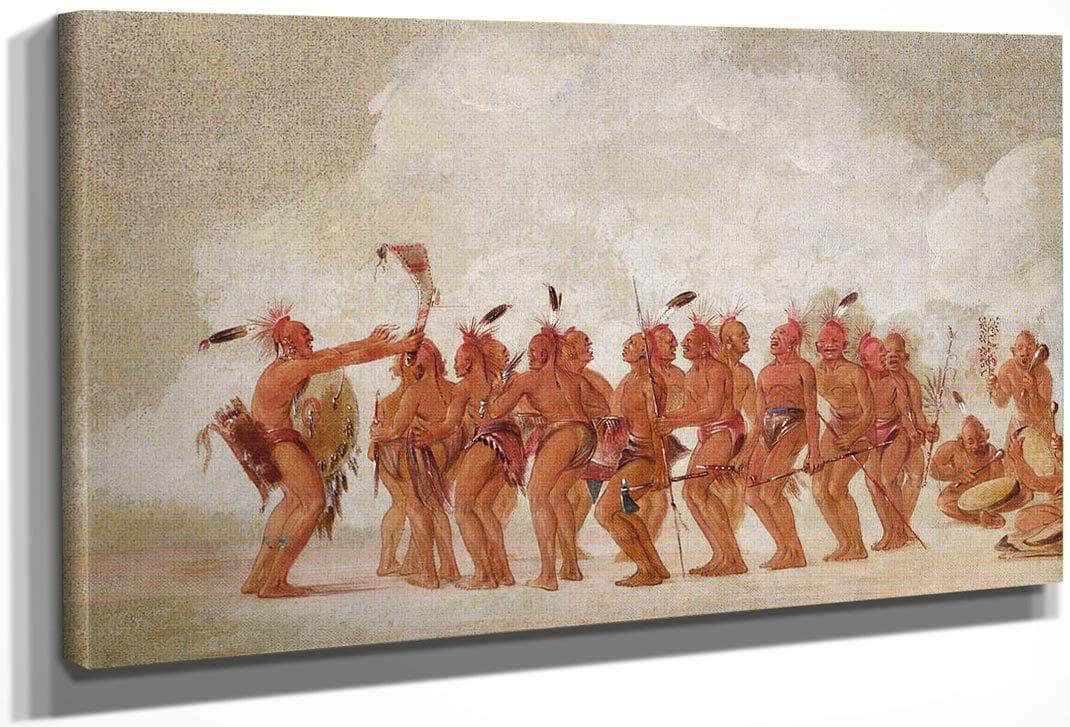 Slave Dance, Sac And Fox By George Catlin