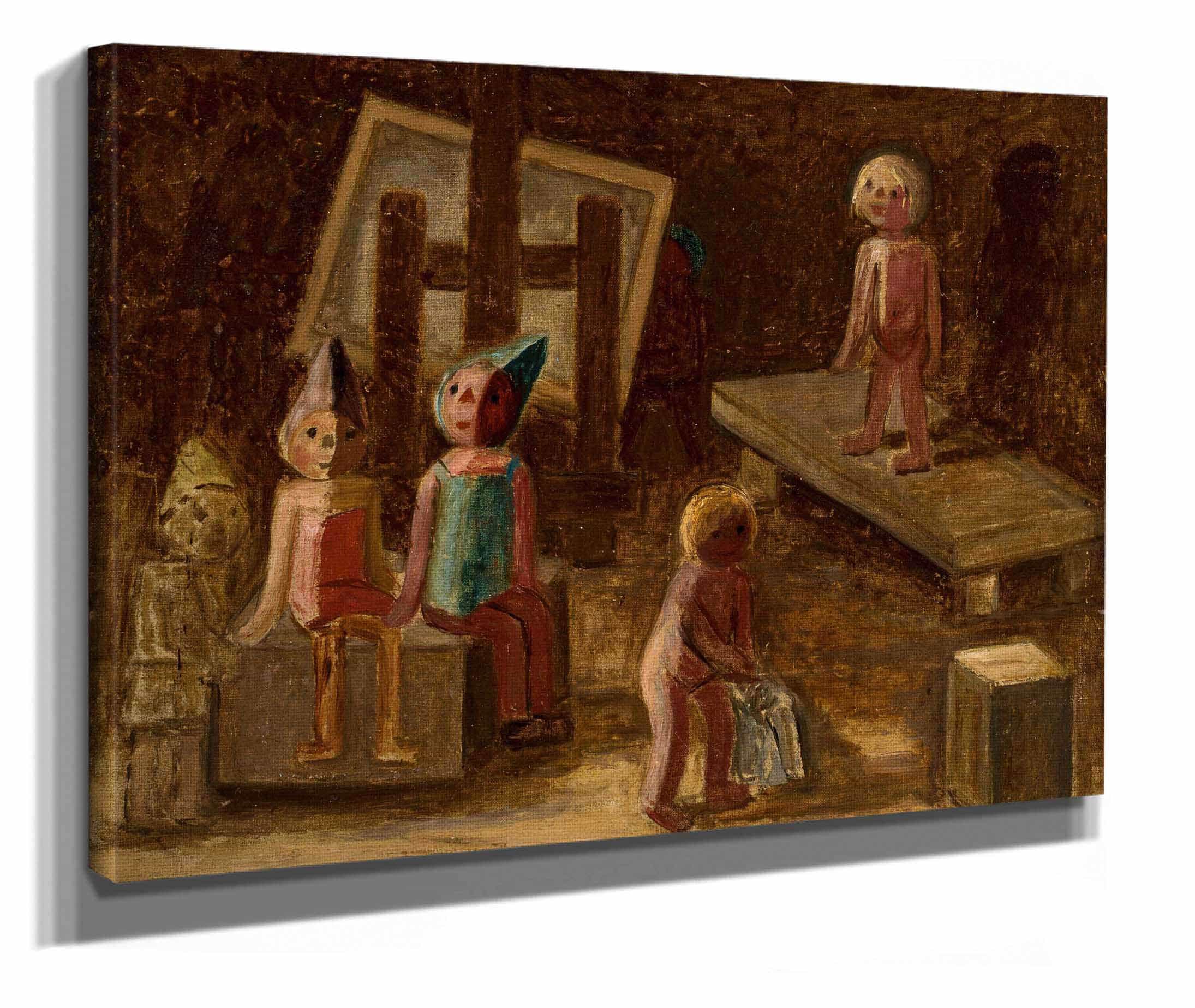 Small Model by Tadeusz Makowski - Image 2