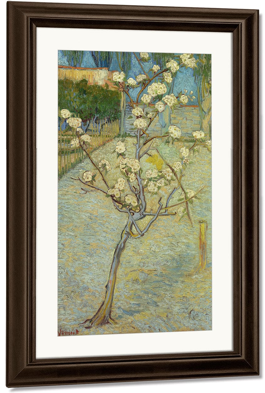 Small Pear Tree In Blossom By Vincent Van Gogh - Image 4