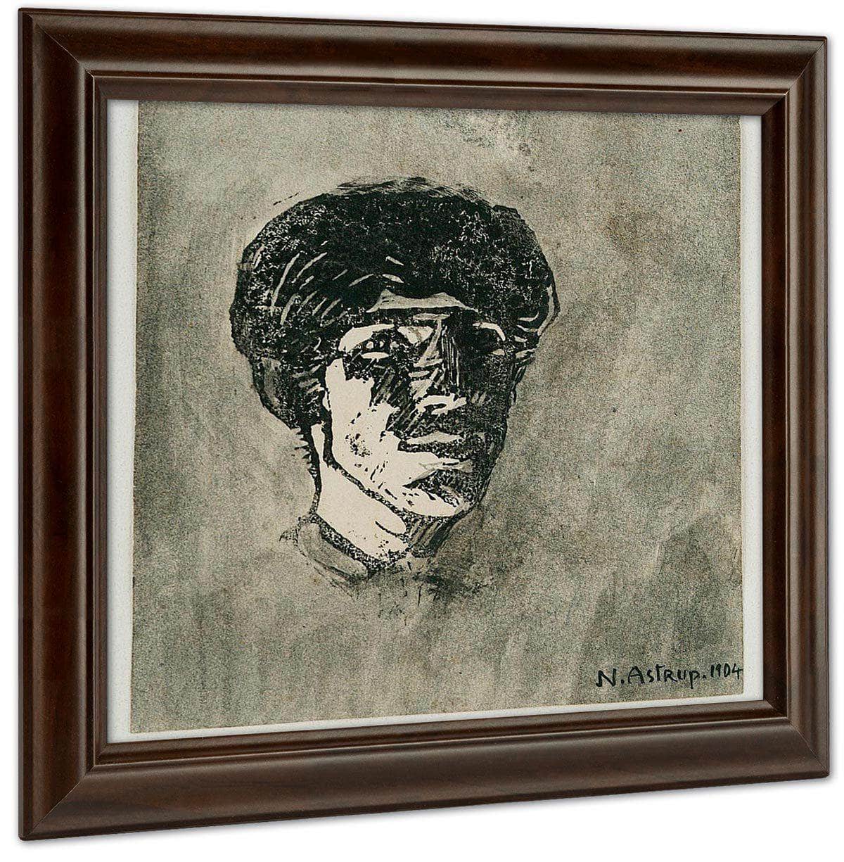 Small Self Portrait By Nicolai Astrup - Image 6
