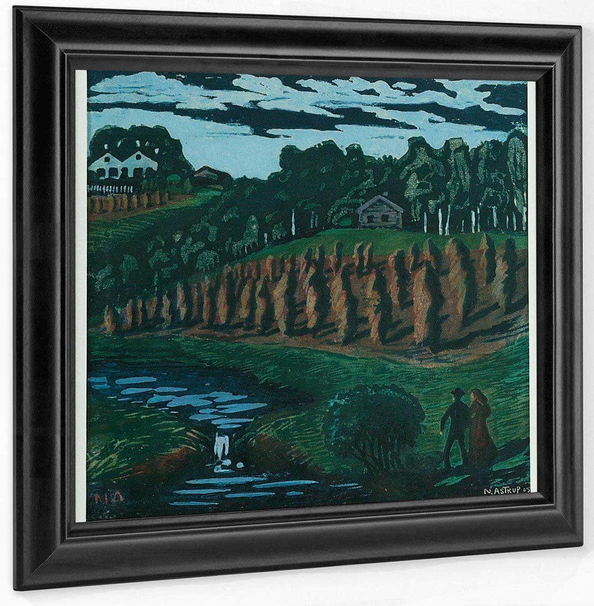 Small Stook By Nicolai Astrup