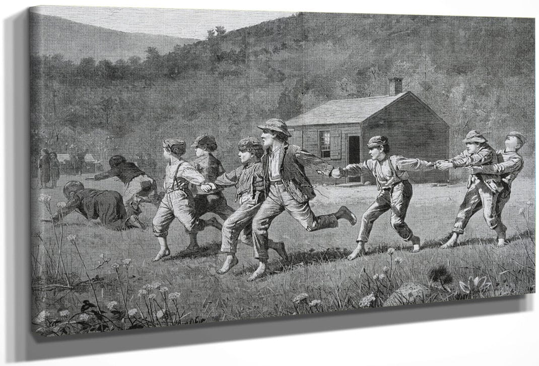 Snap The Whip, From Harper's Weekly, September 20, 1873 By Winslow Homer