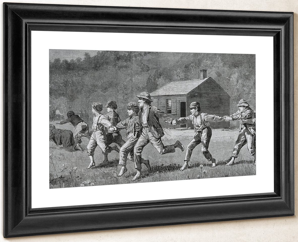 Snap The Whip, From Harper's Weekly, September 20, 1873 By Winslow Homer - Image 2
