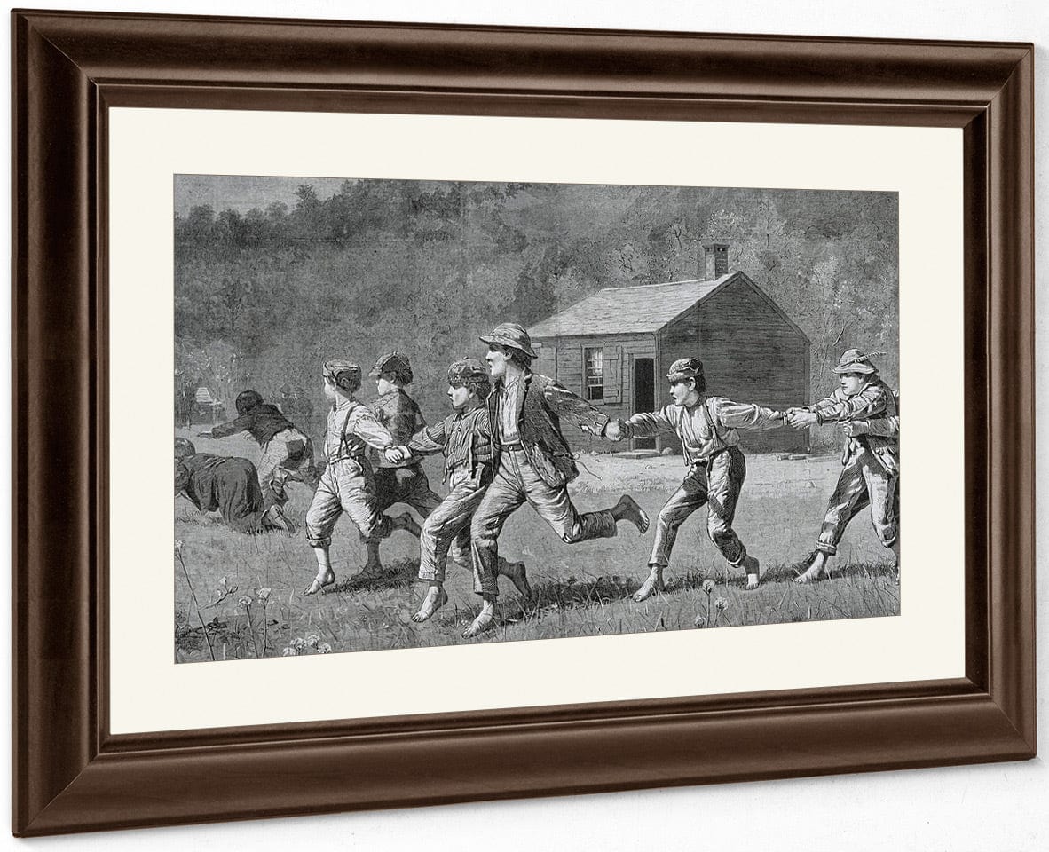 Snap The Whip, From Harper's Weekly, September 20, 1873 By Winslow Homer - Image 3