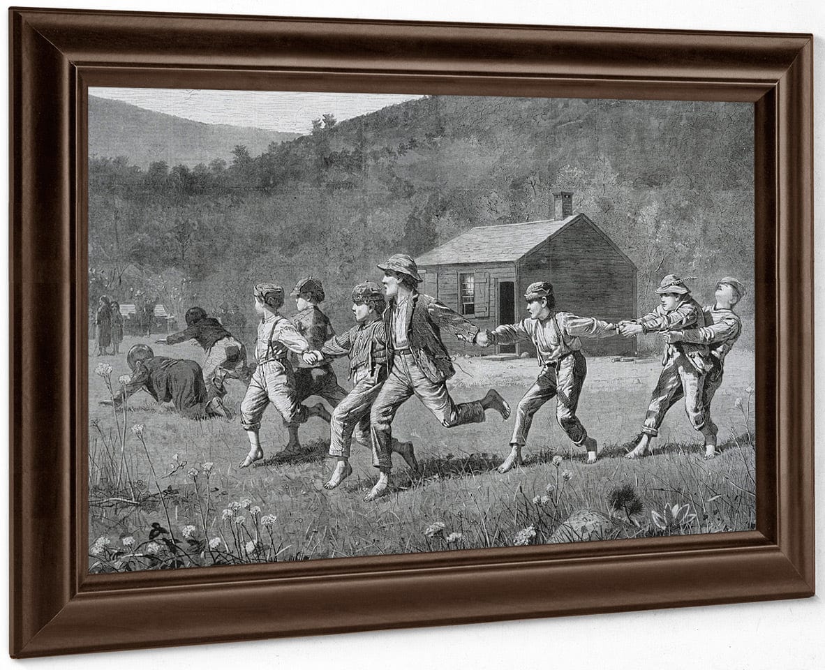 Snap The Whip, From Harper's Weekly, September 20, 1873 By Winslow Homer - Image 4