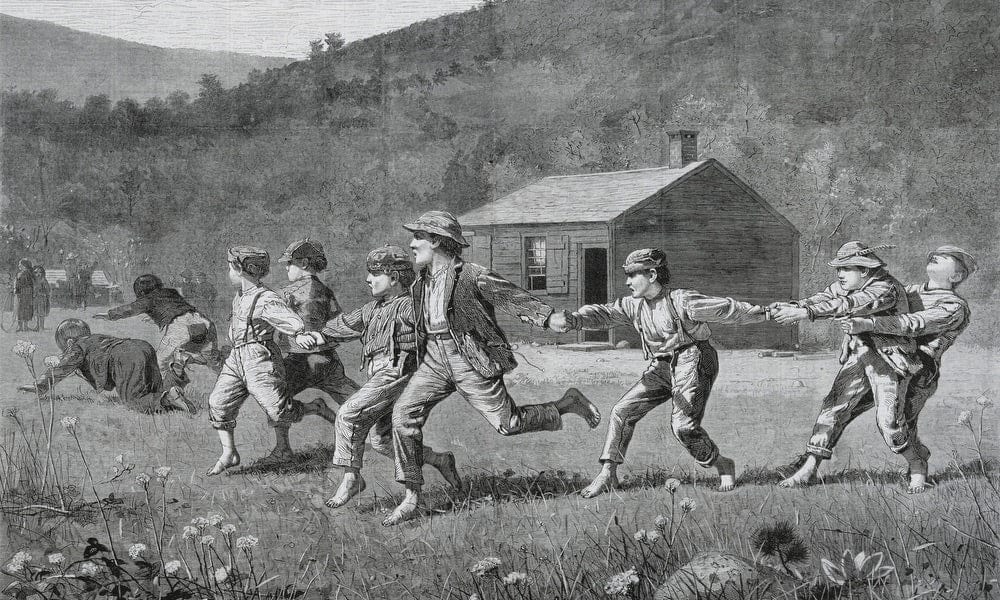 Snap The Whip, From Harper's Weekly, September 20, 1873 By Winslow Homer - Image 5