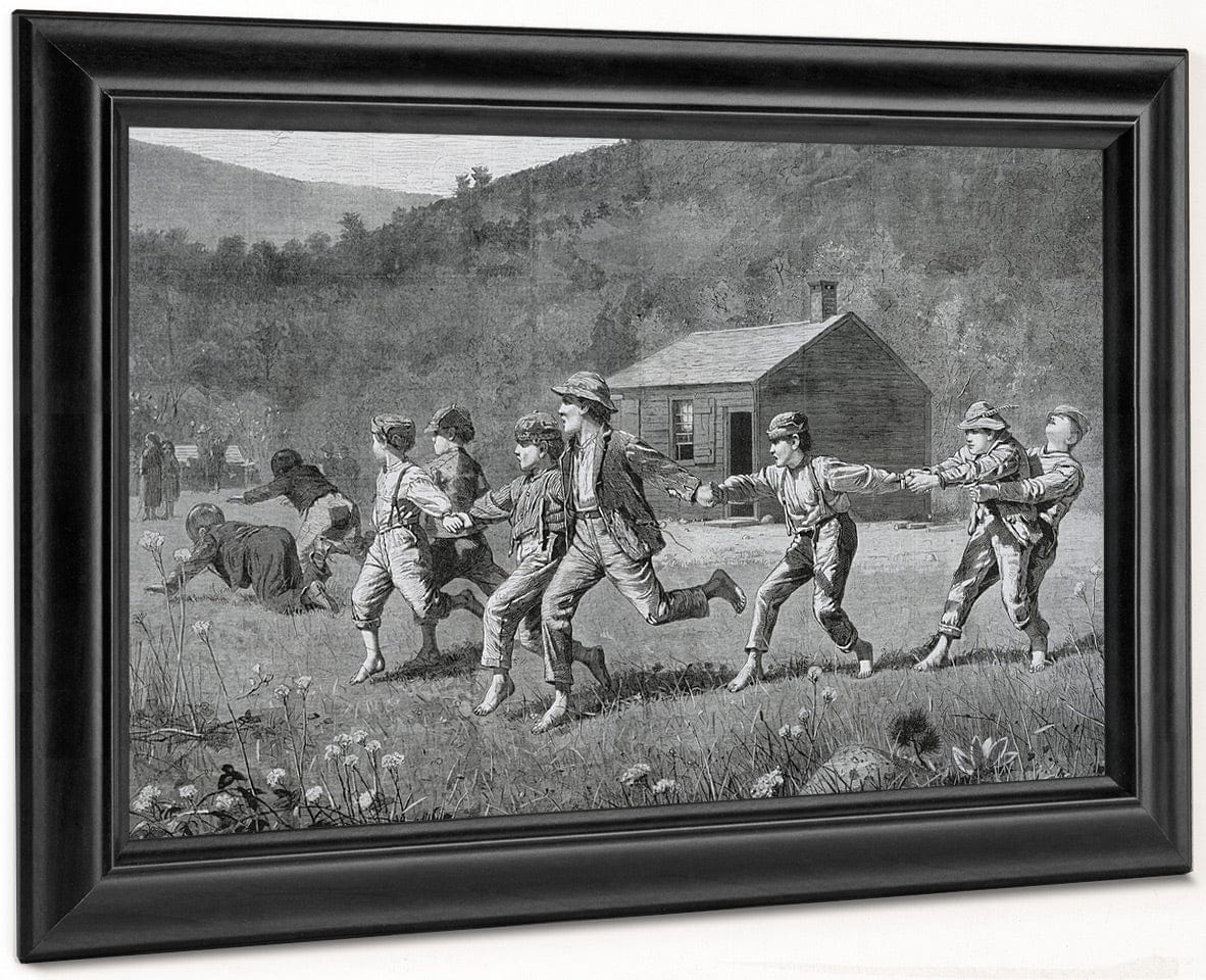 Snap The Whip, From Harper's Weekly, September 20, 1873 By Winslow Homer - Image 6