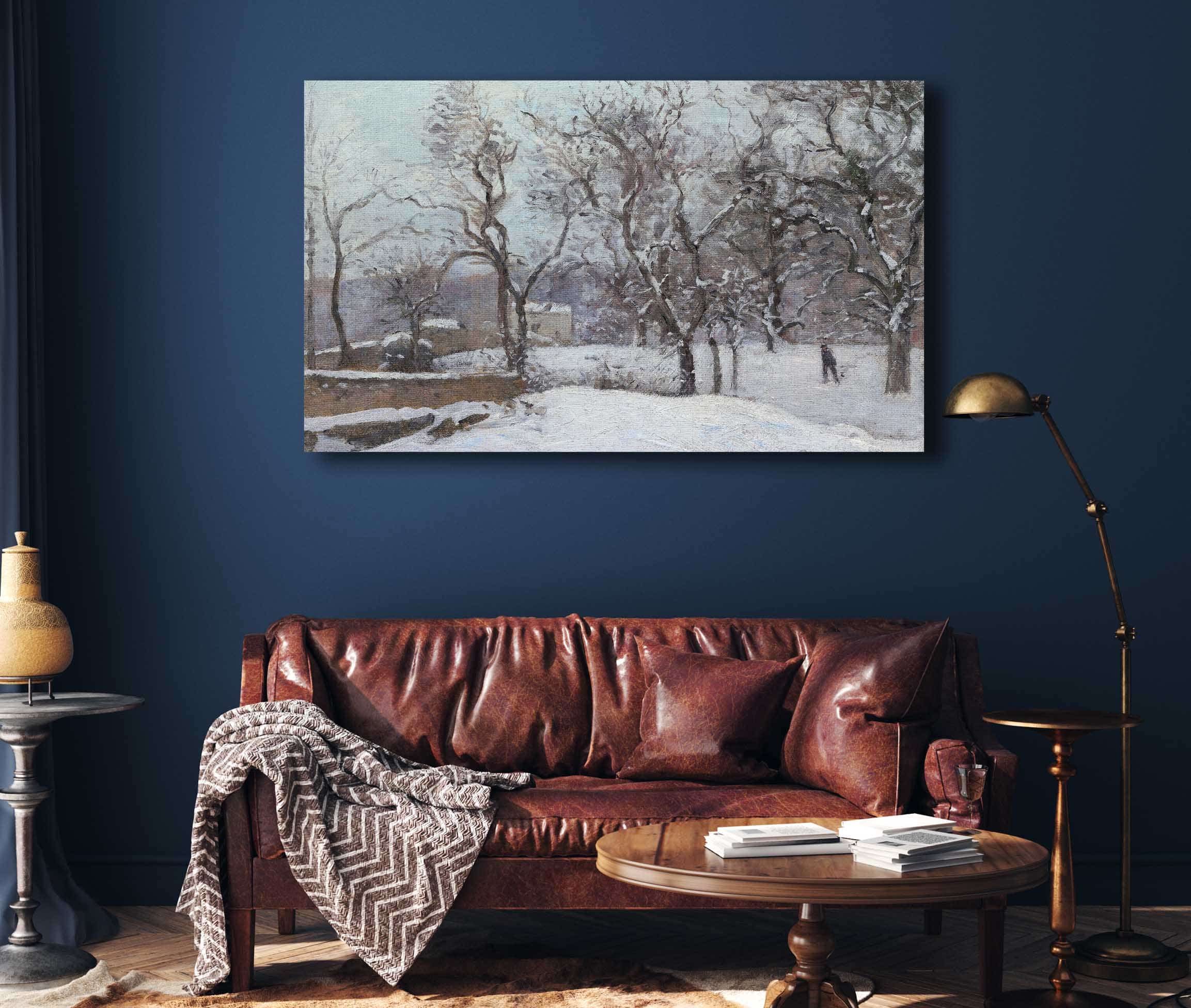 Snow At Louveciennes by Camille Pissarro - Image 4
