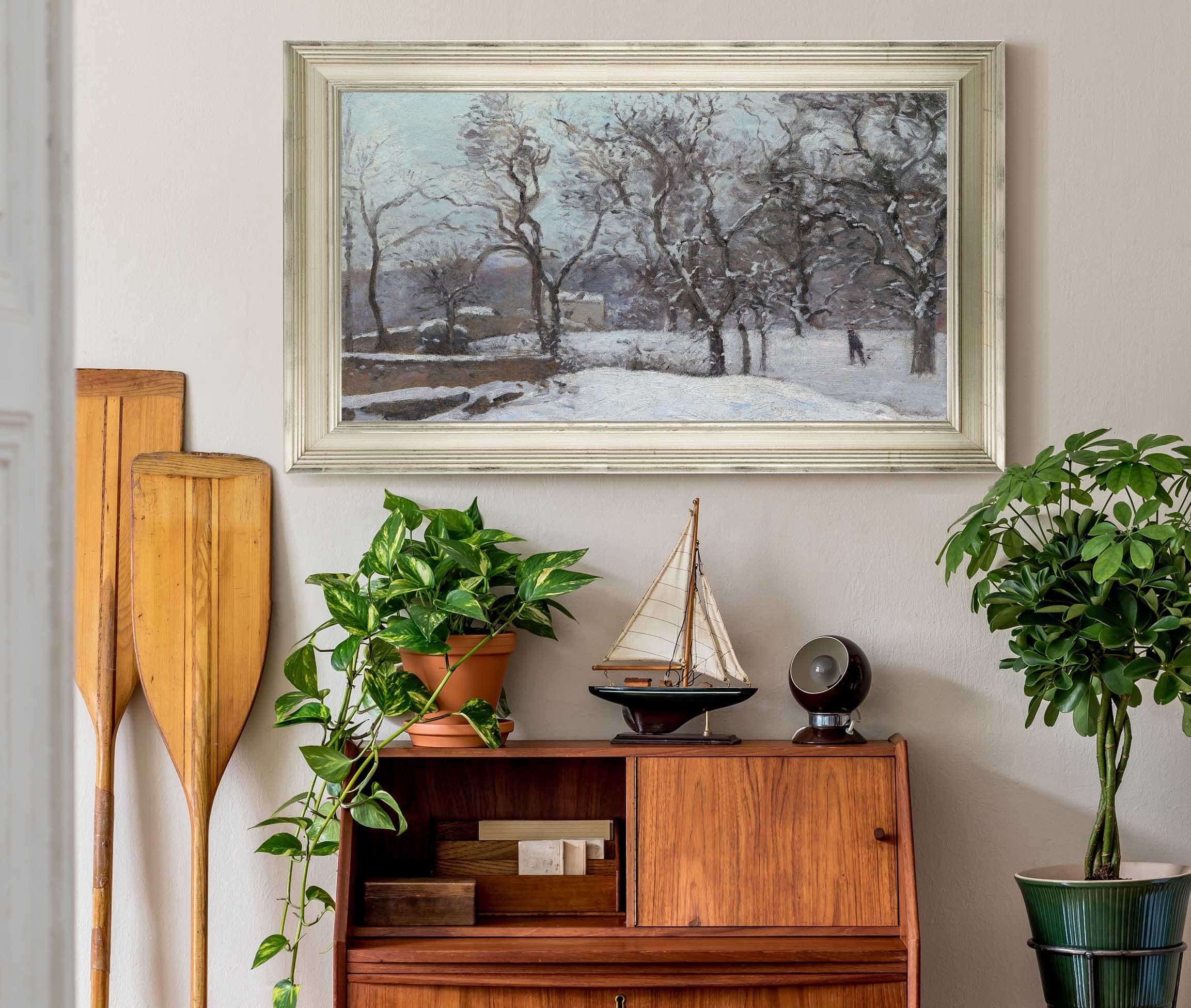 Snow At Louveciennes by Camille Pissarro - Image 6