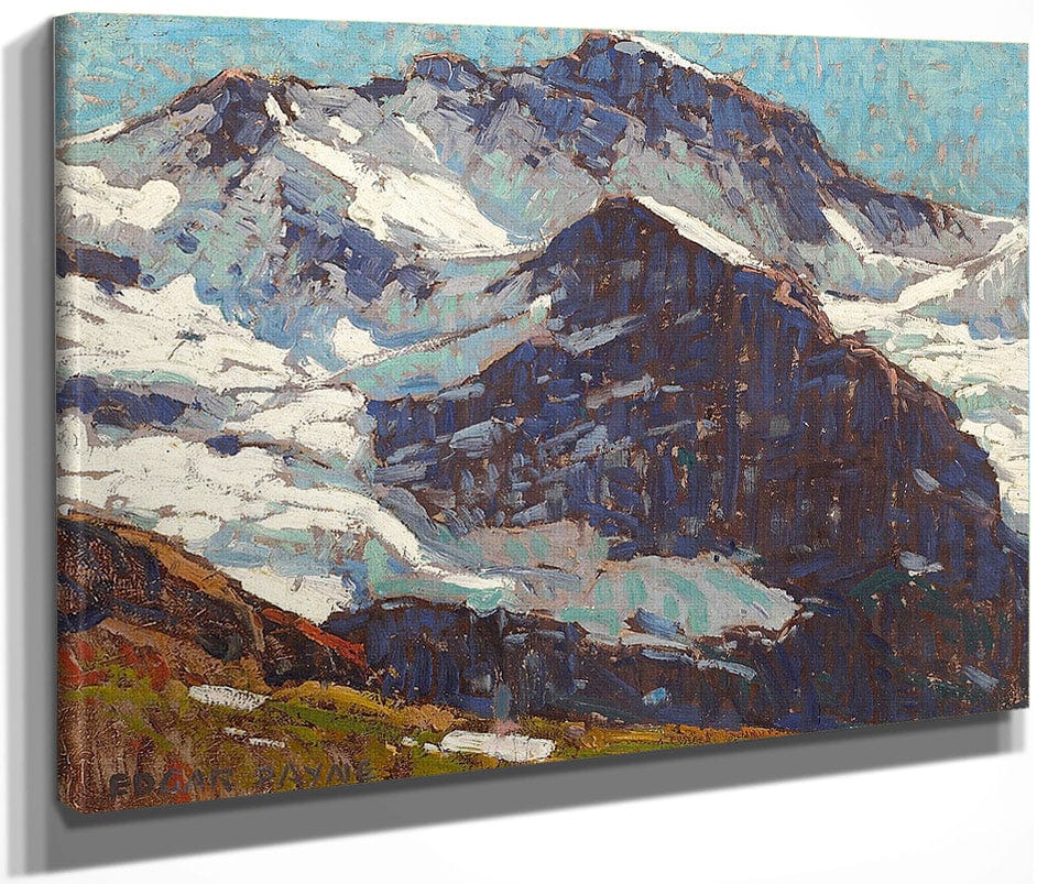 Snow Covered Peaks By Edgar Payne