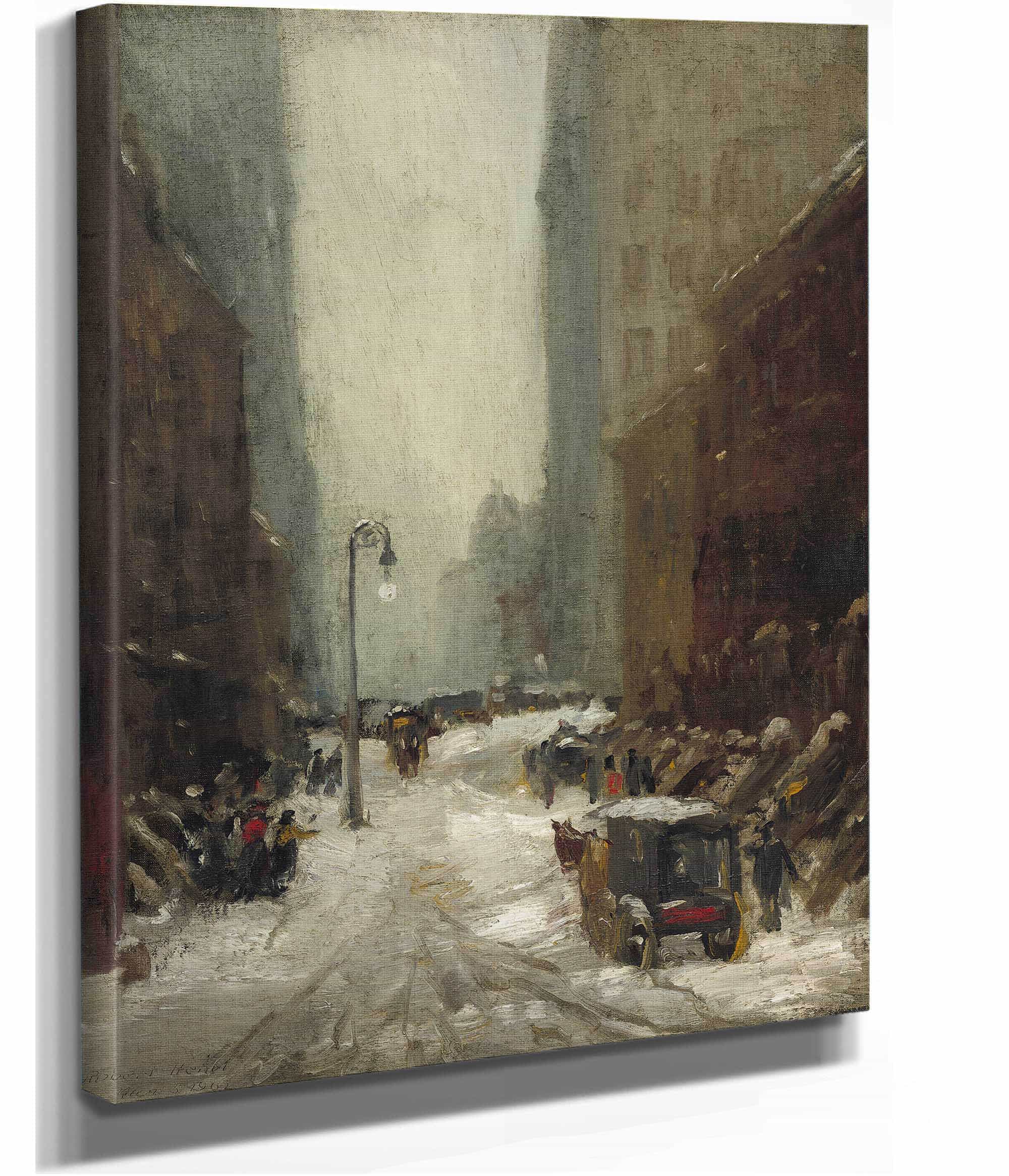 Snow In New York by Robert Henri - Image 2