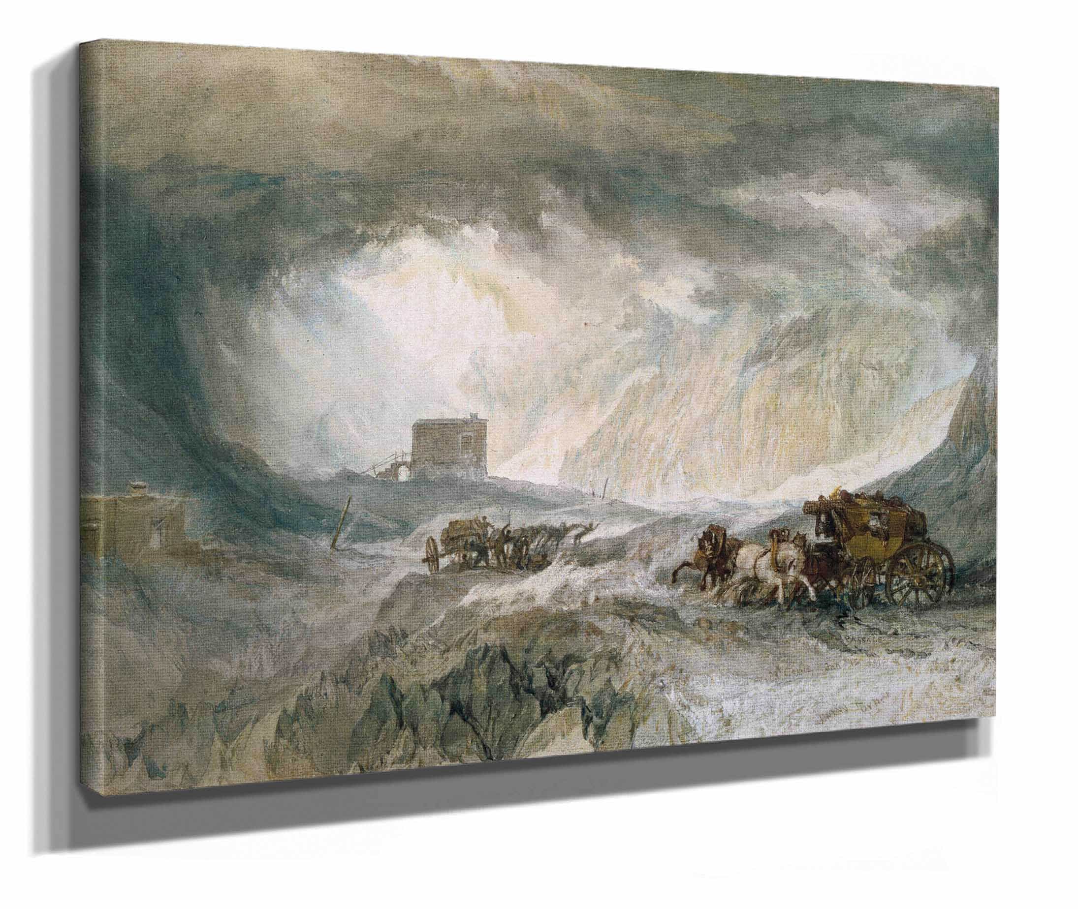 Snowstorm Mont Cenis by Joseph Mallord William Turner - Image 2