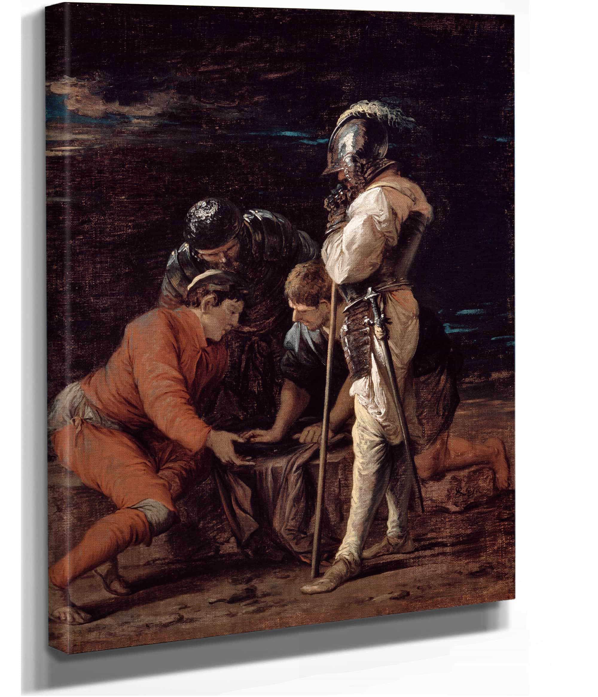 Soldiers Gambling by Salvator Rosa - Image 2