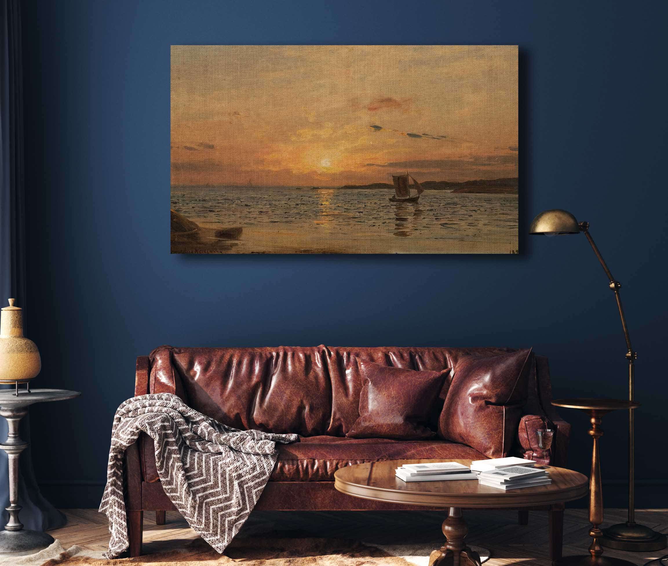 Solnedgang Hvaler by Amaldus Nielsen - Image 4
