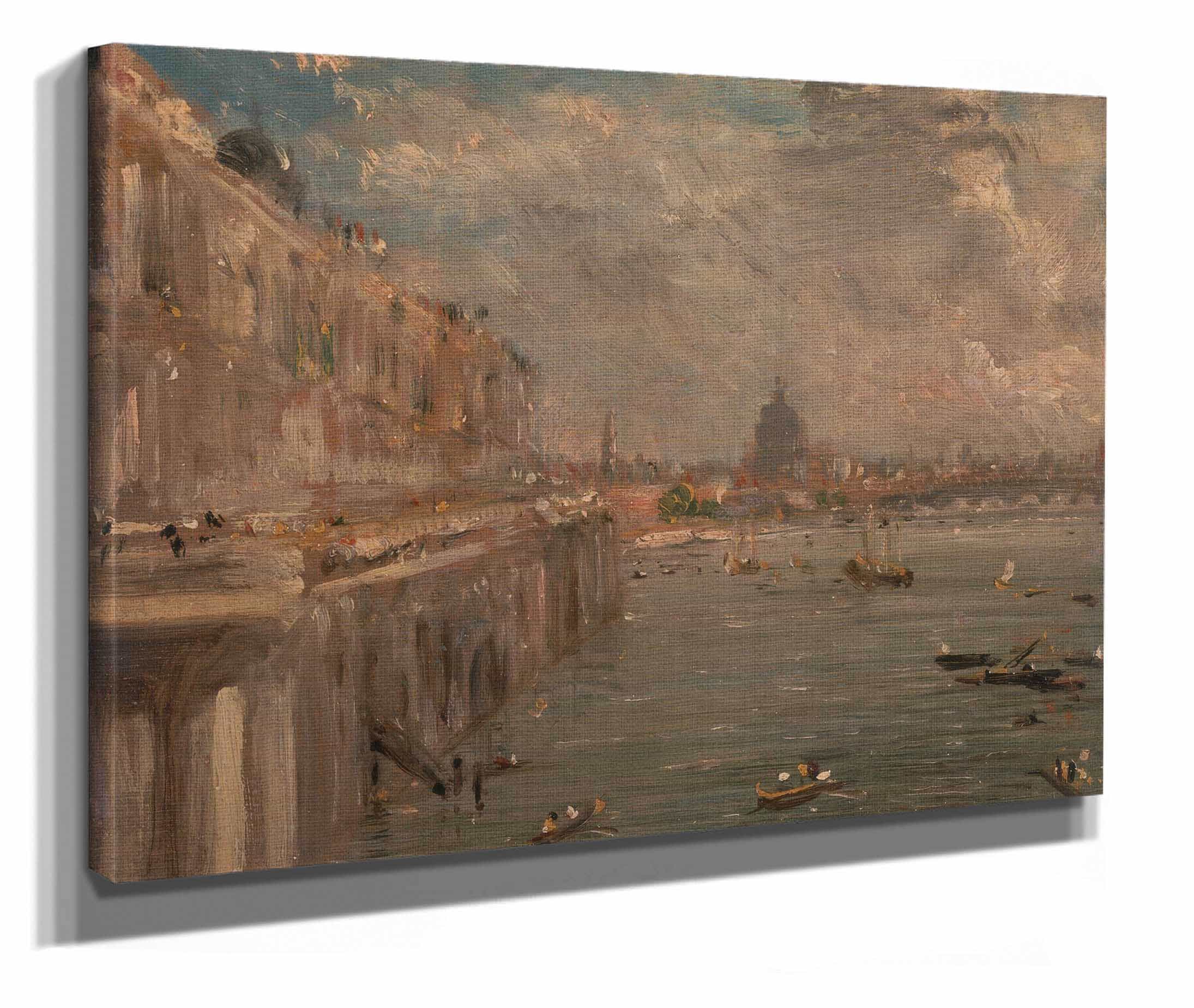 Somerset House Terrace From Waterloo Bridge by John Constable - Image 2